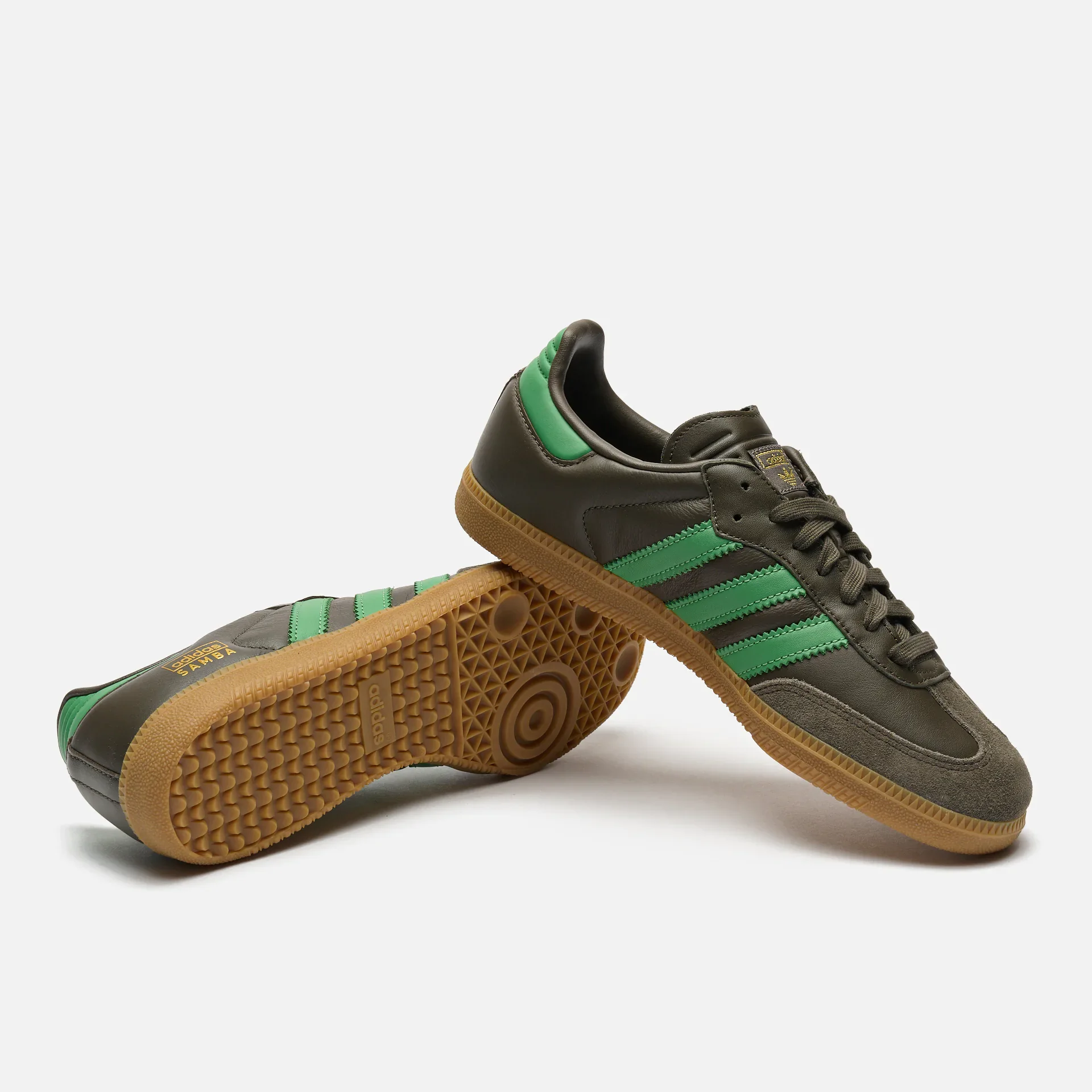 adidas Samba Sneaker OG Shadow Olive/Preloved Green/Gum