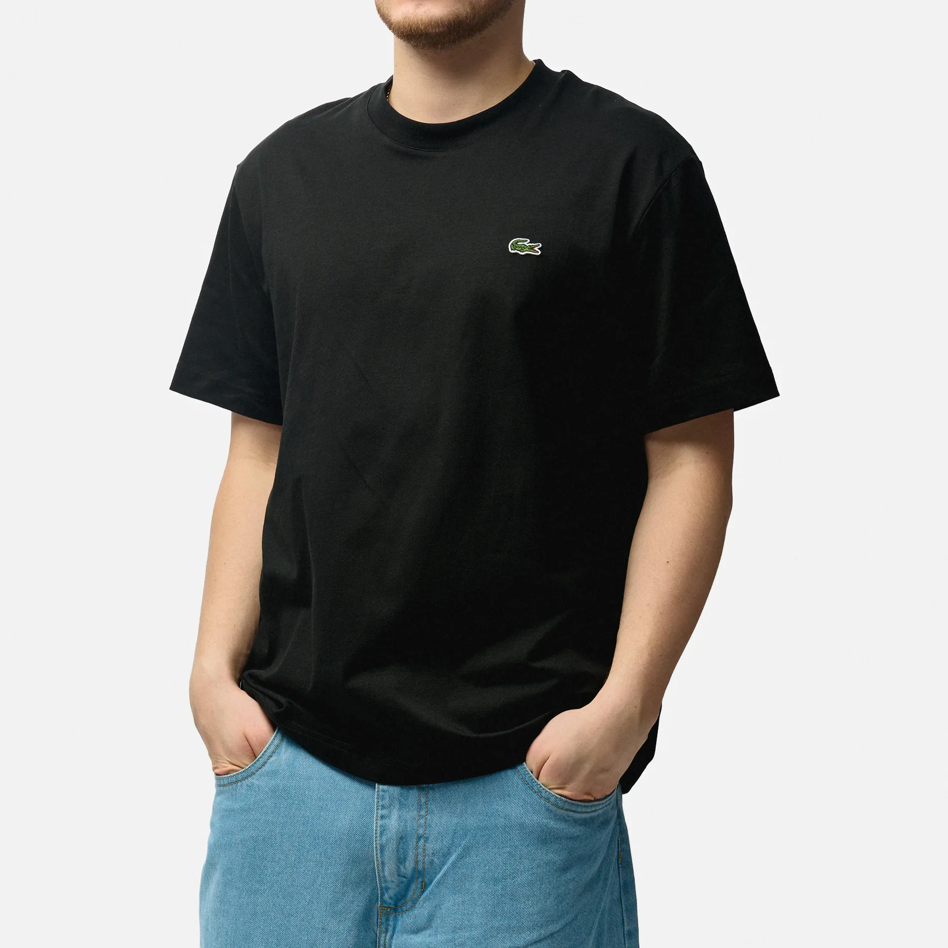  Lacoste Jersey T-Shirt Black