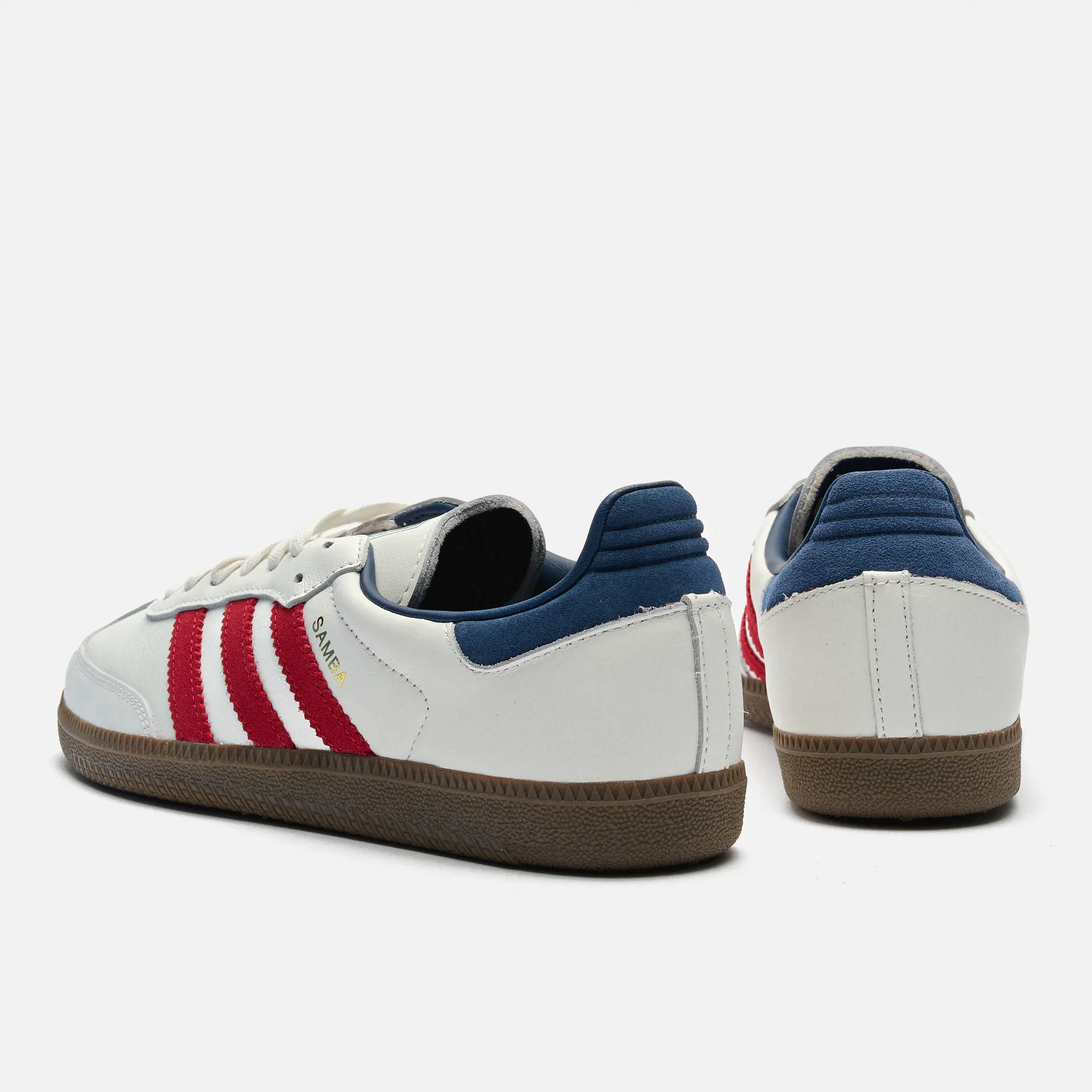 adidas Originals Samba Sneaker OG Core White/Team Victory Red/Night Indigo