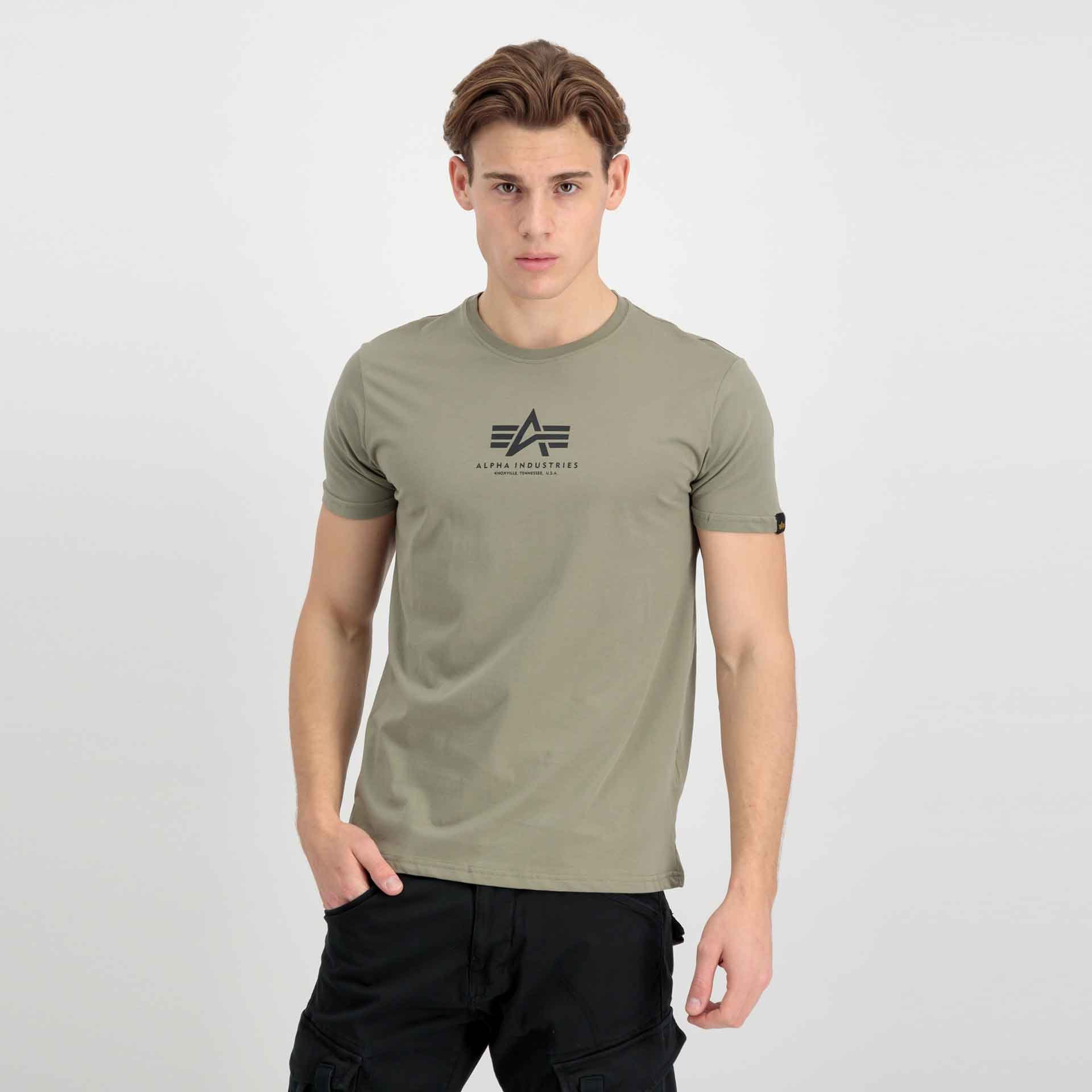 Alpha Industries Basic ML T-Shirt Olive