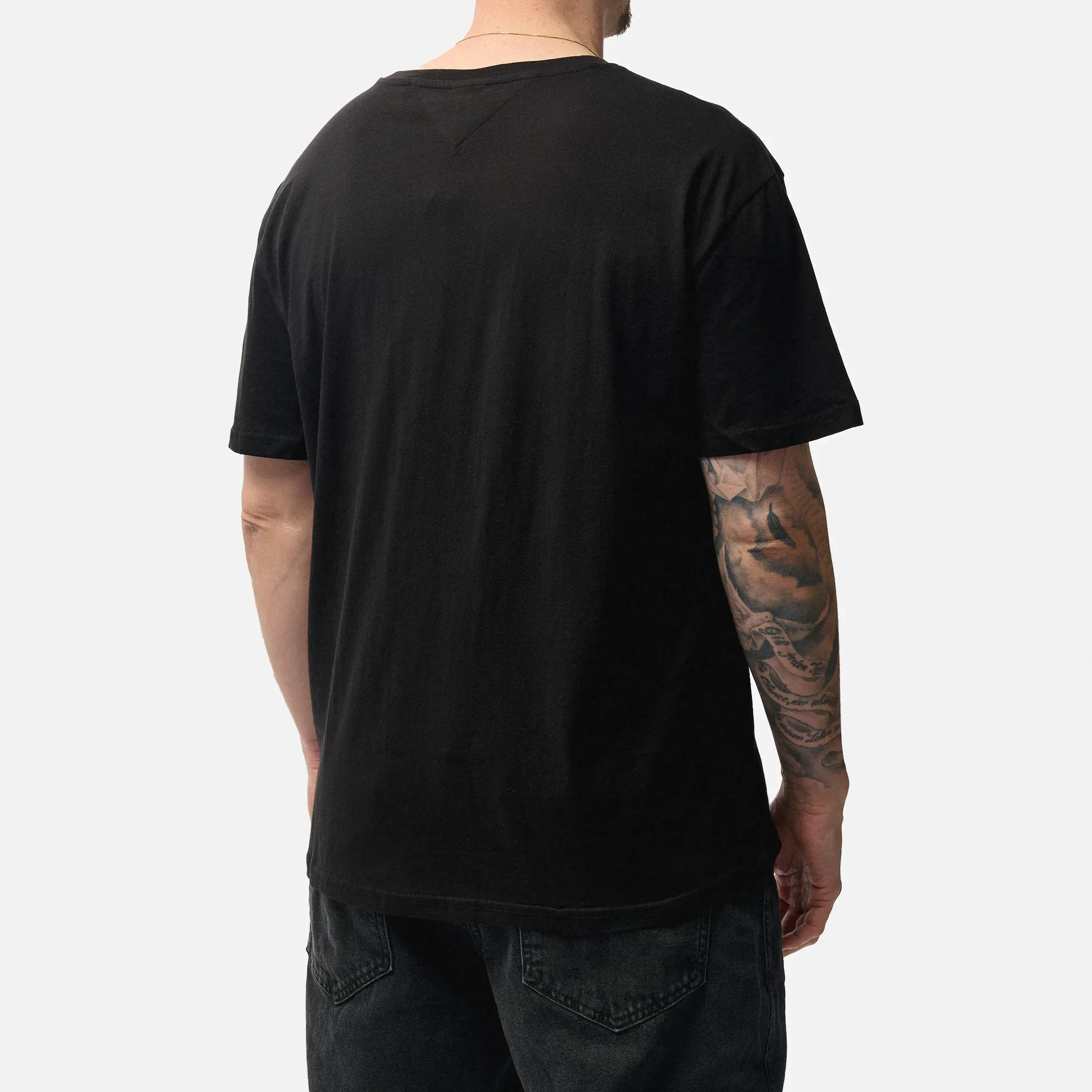 Tommy Jeans Linear Logo T-Shirt Black 