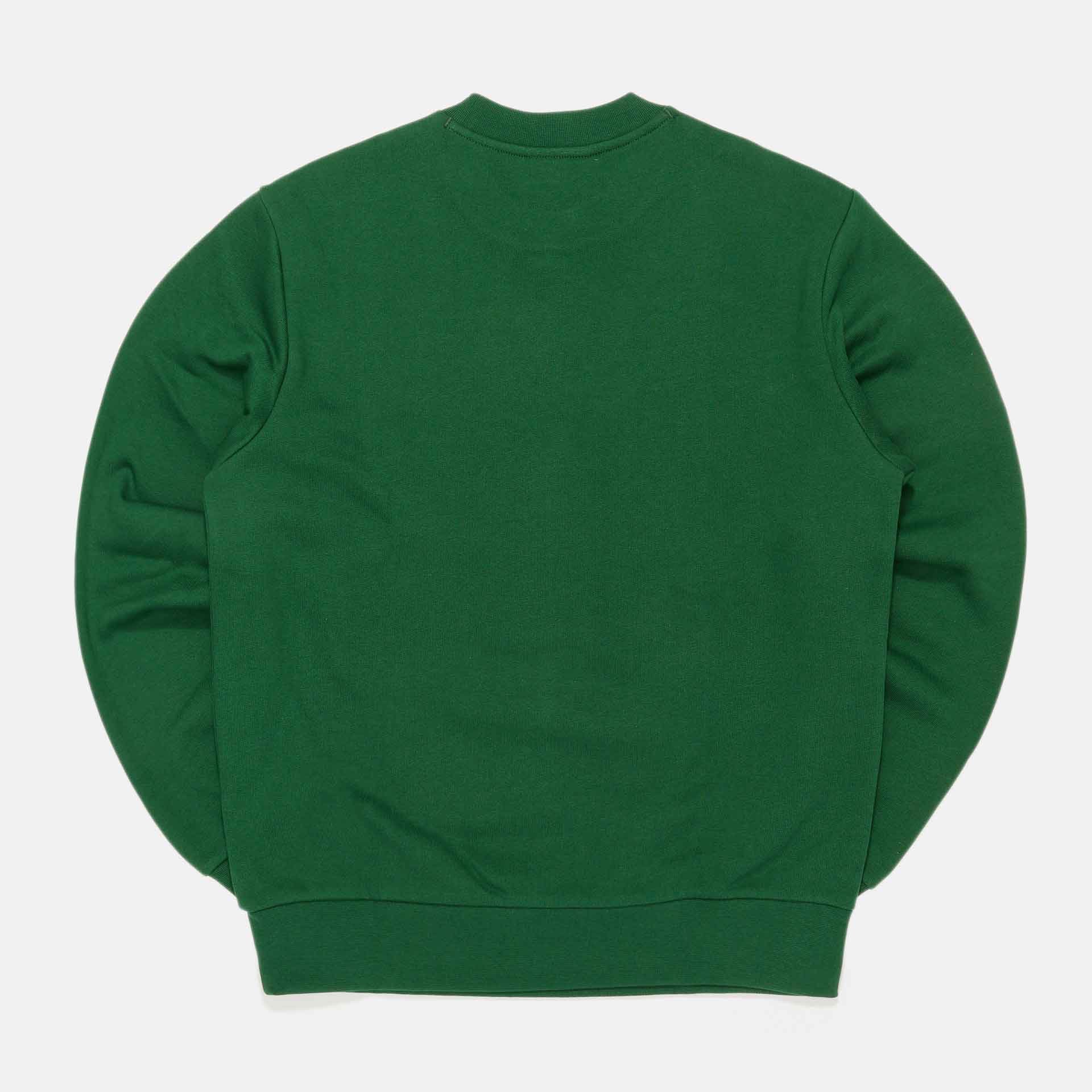 Lacoste Organic Brushed Cotton Pullover Green