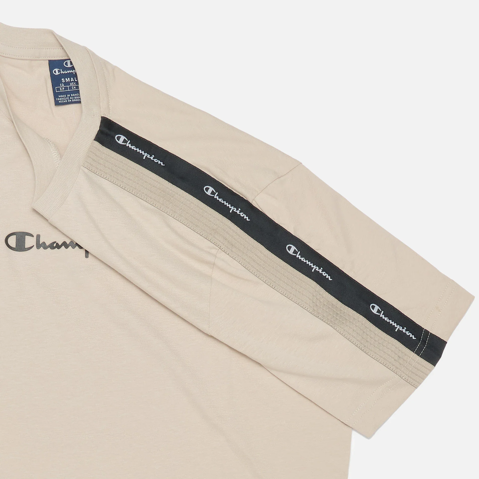 Champion American Tape Crewneck T-Shirt Silver Lining