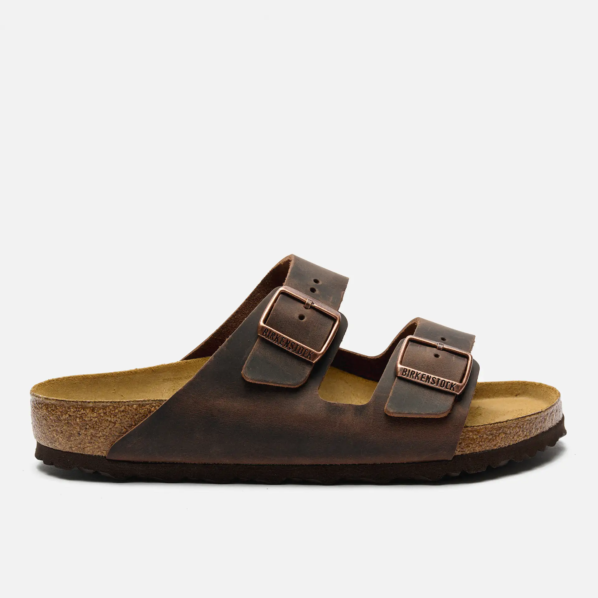 Birkenstock Arizona Oiled Leather Sandals Habana