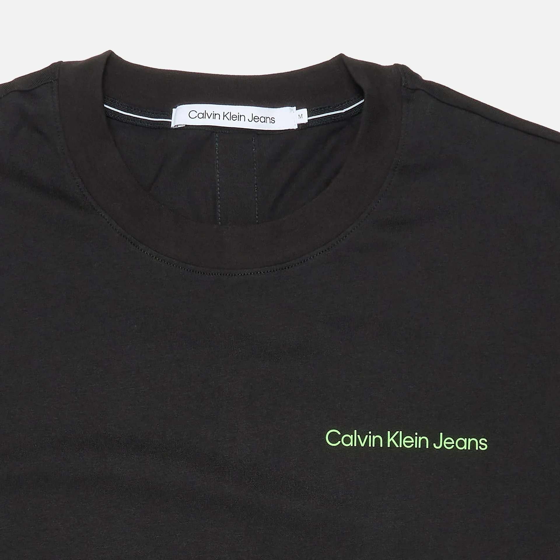 Calvin Klein Jeans Logo Tape Tee Black
