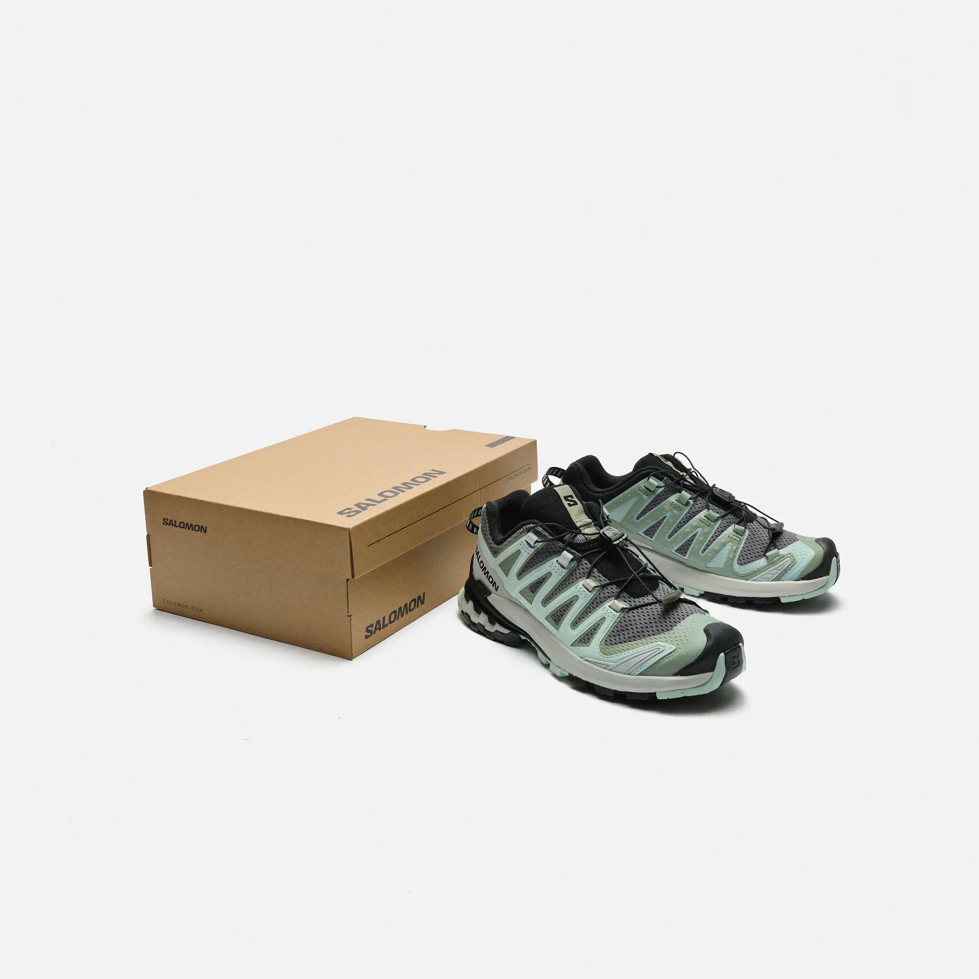 Salomon XA Pro 3D V9 Sneaker Quiet Shade/Lily Pad/Blue Haze