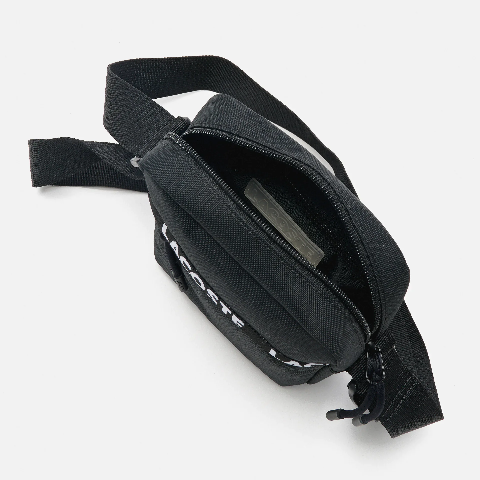  Lacoste Vertical Camera Bag Tape Noir