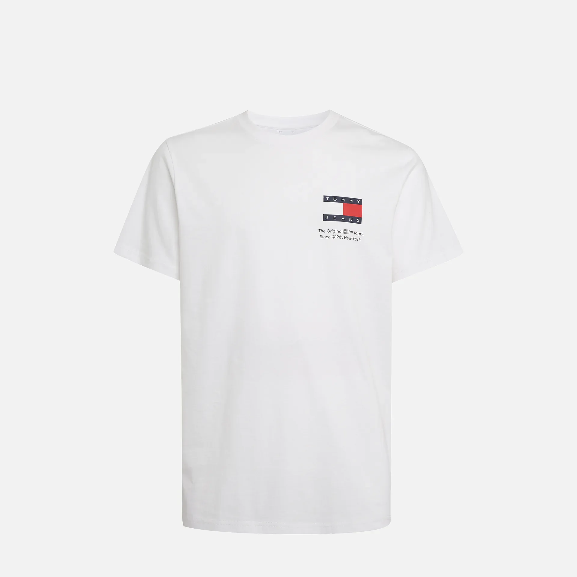 Tommy Jeans Slim Essential Flag T-Shirt White
