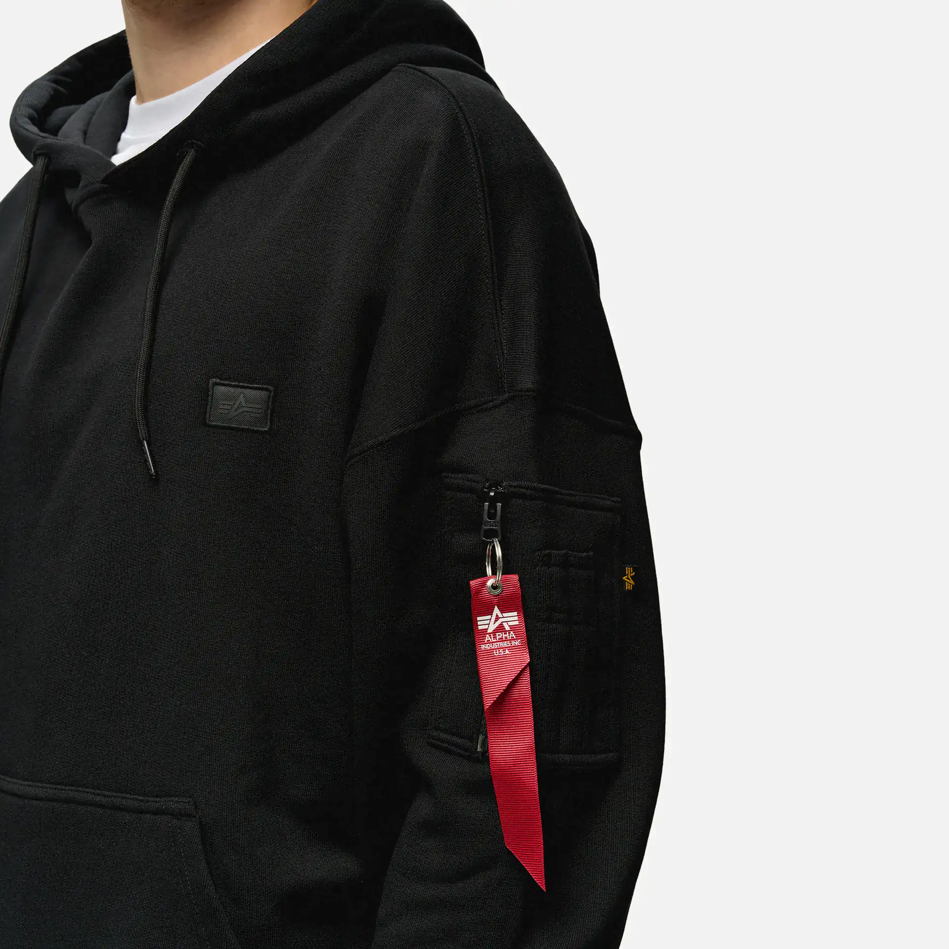 Alpha Industries Essentials RL Hoodie Black