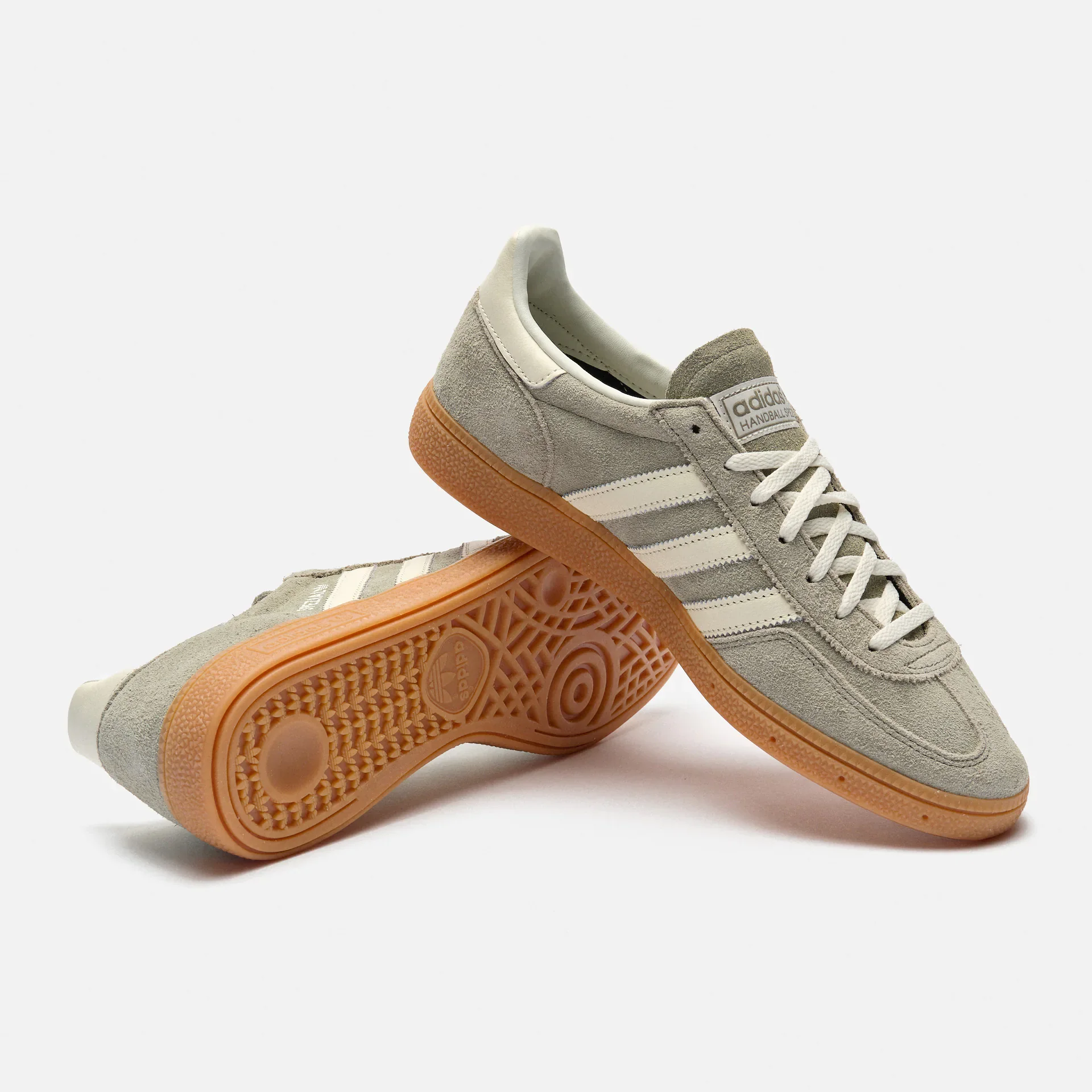 adidas Originals Handball Spezial Sneaker Silver Pebble/Off White/Gum