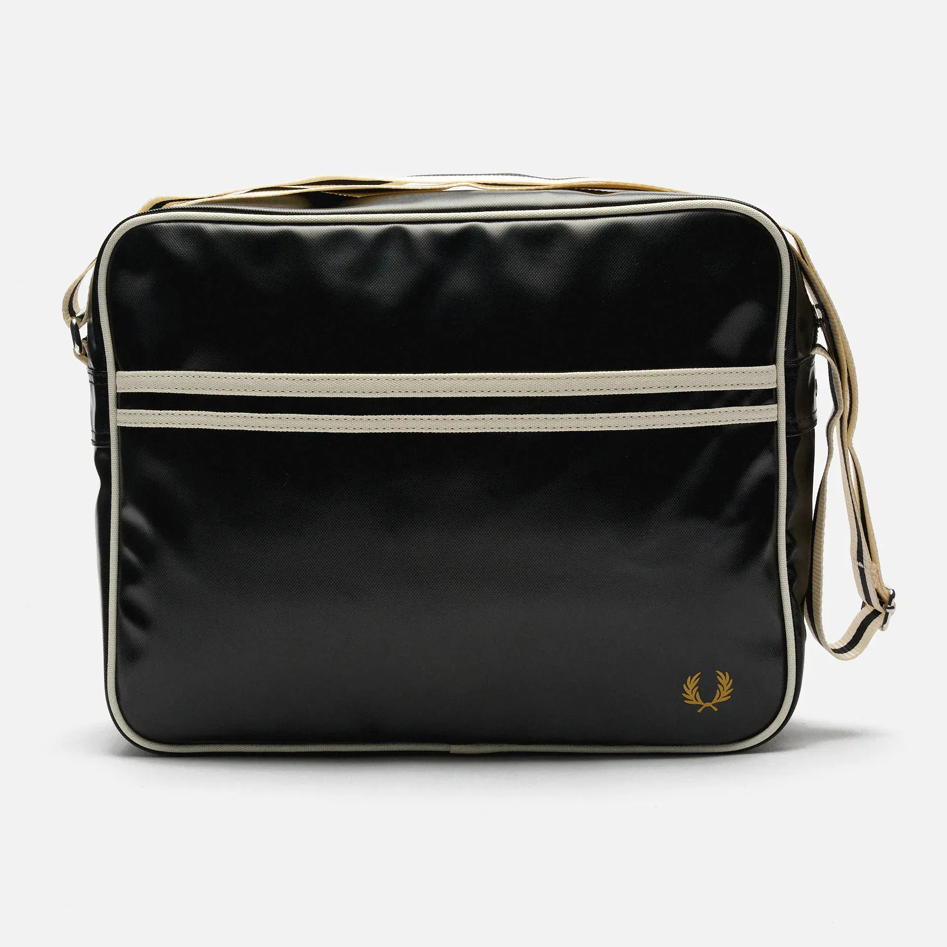 Fred Perry Classic Shoulder Bag Black/Ecru