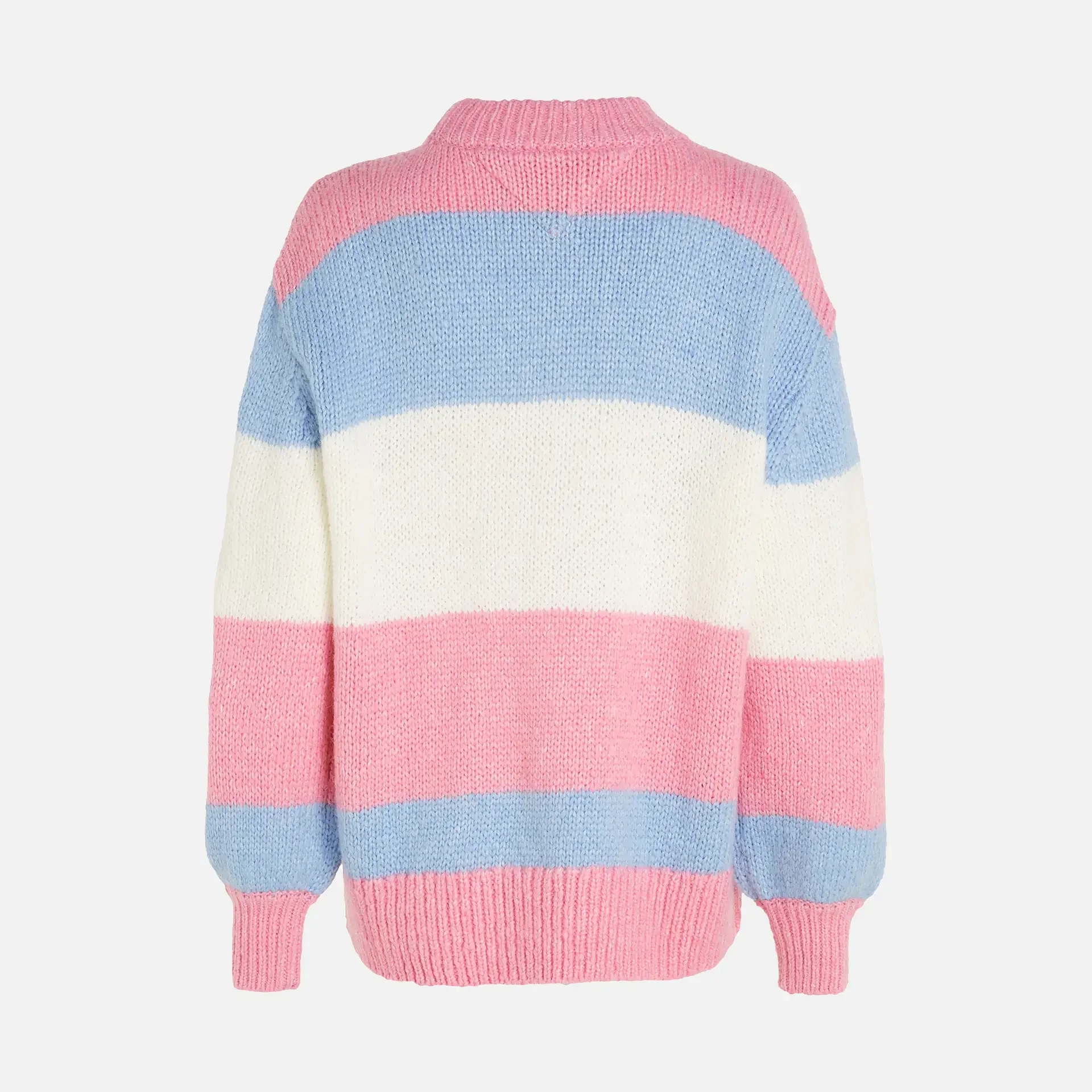 Tommy Jeans Colorblock Sweater Ballet Pink/Stripe