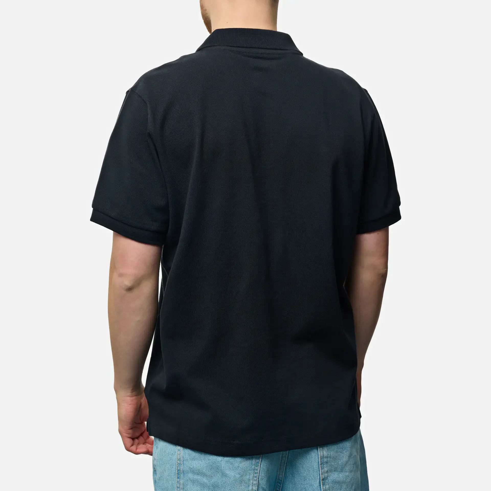 New Balance Cotton Polo Shirt Black