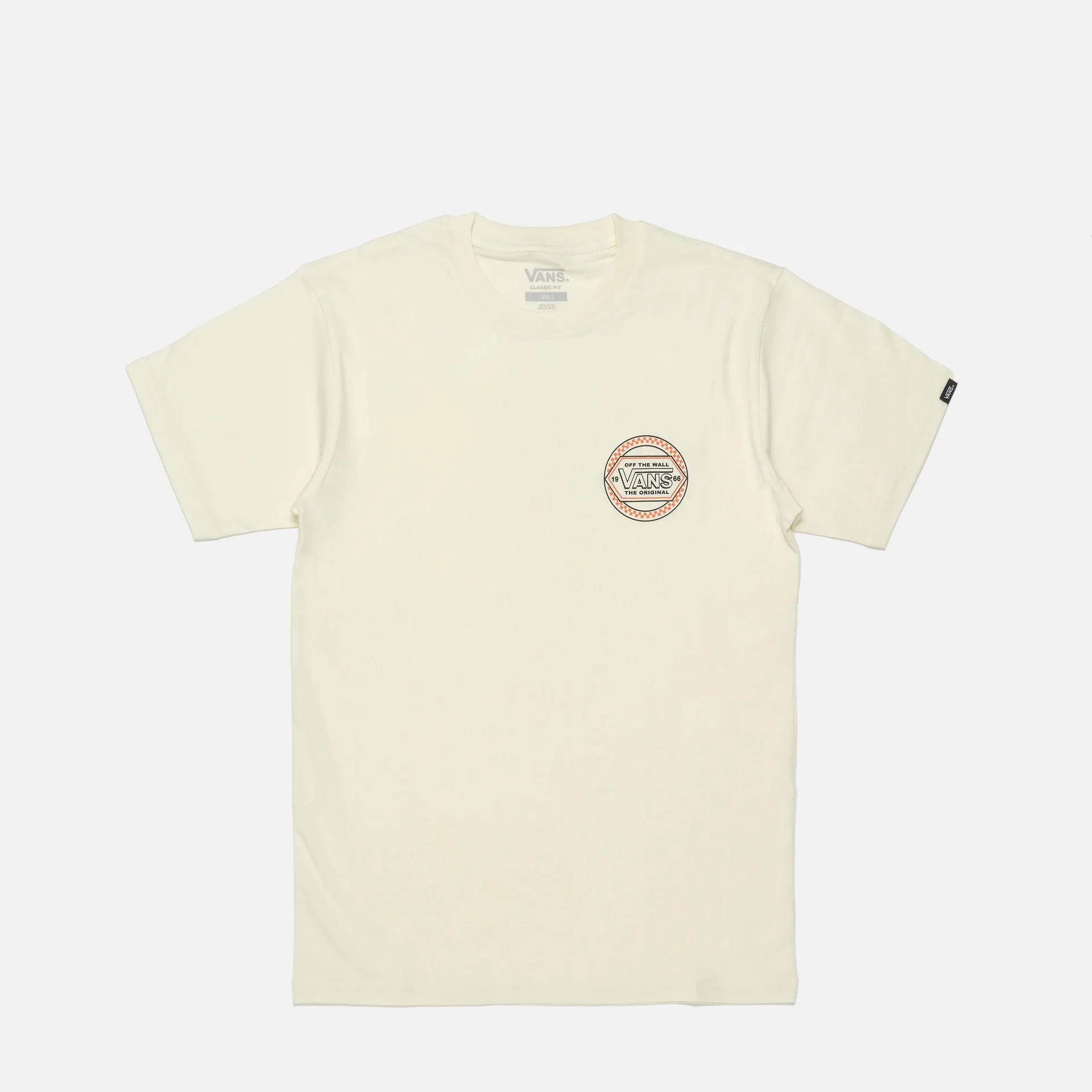 Vans Circle Checker Drop T-Shirt Marshmellow