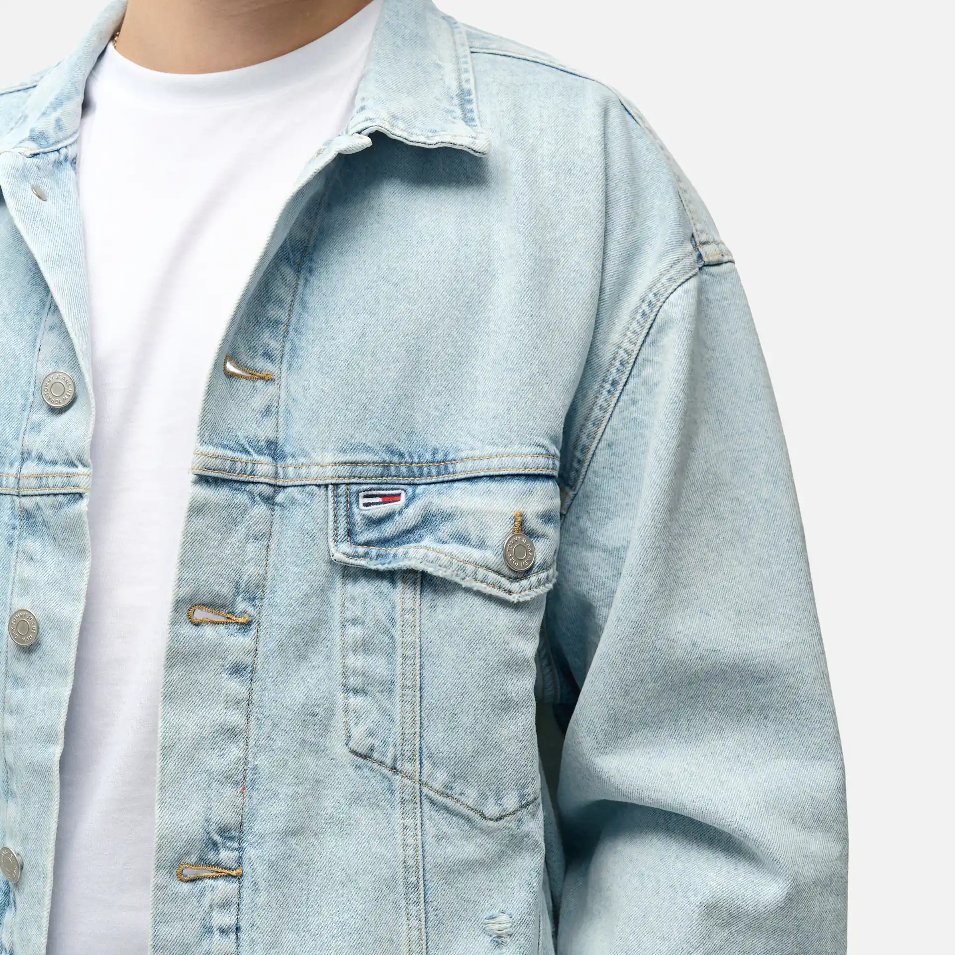 Tommy Jeans Oversized Jacket Arch Denim Light