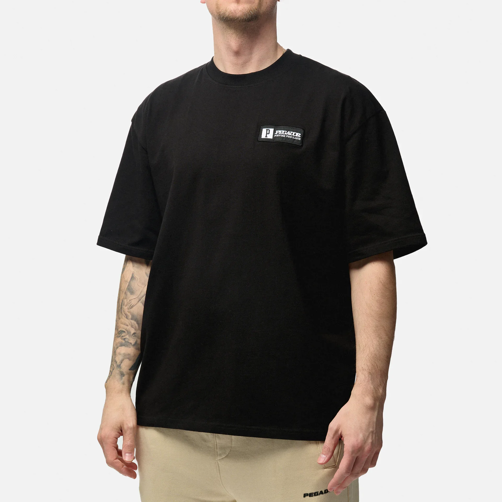 PEGADOR Antigua T-Shirt Washed Black