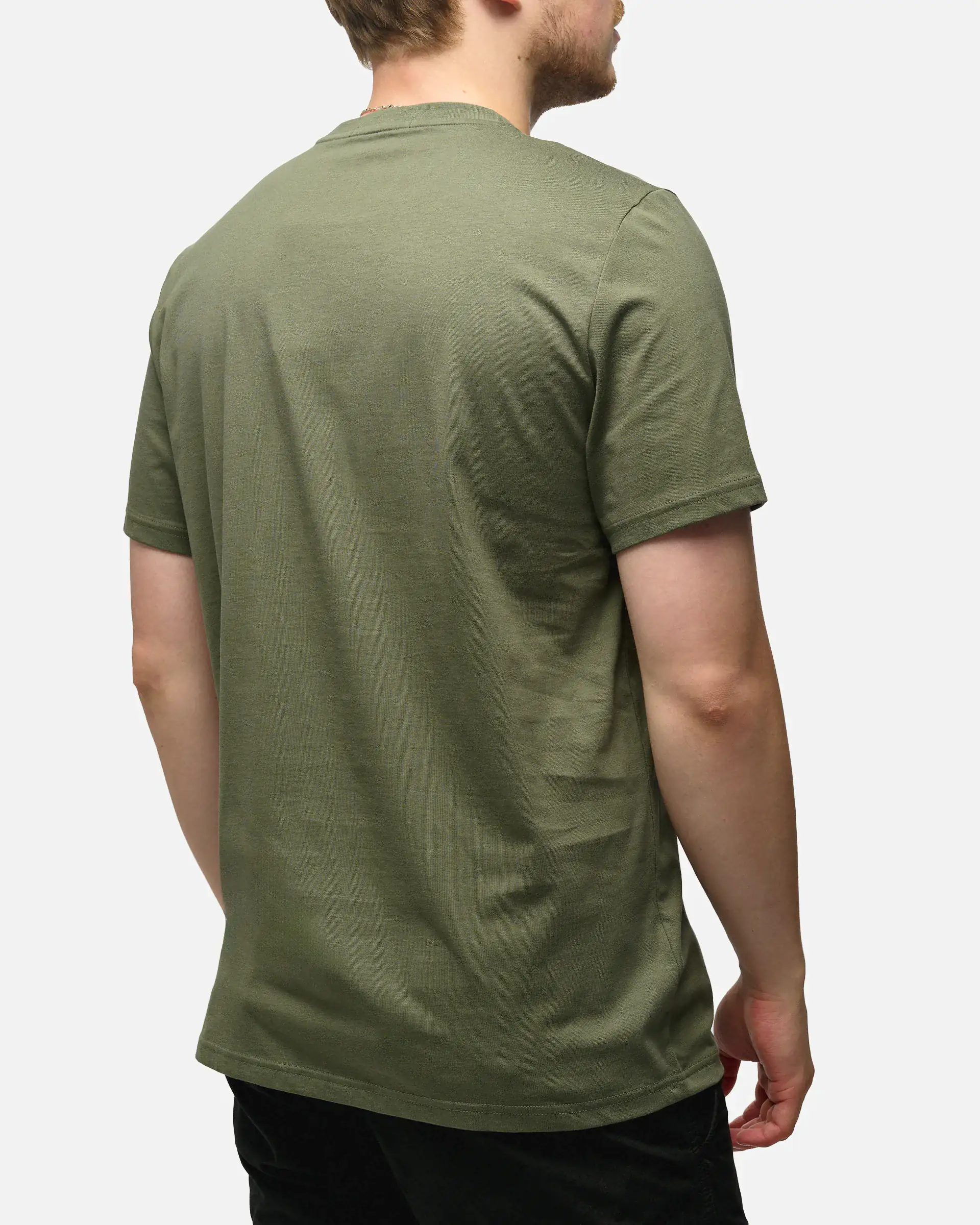 Fred Perry Embroidered T-Shirt Laurel Wreath Green