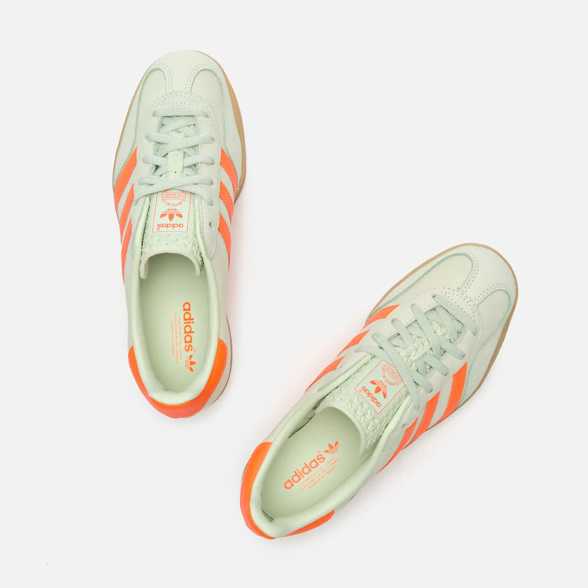 adidas Originals Gazelle Sneaker Linen Green/Solar Orange