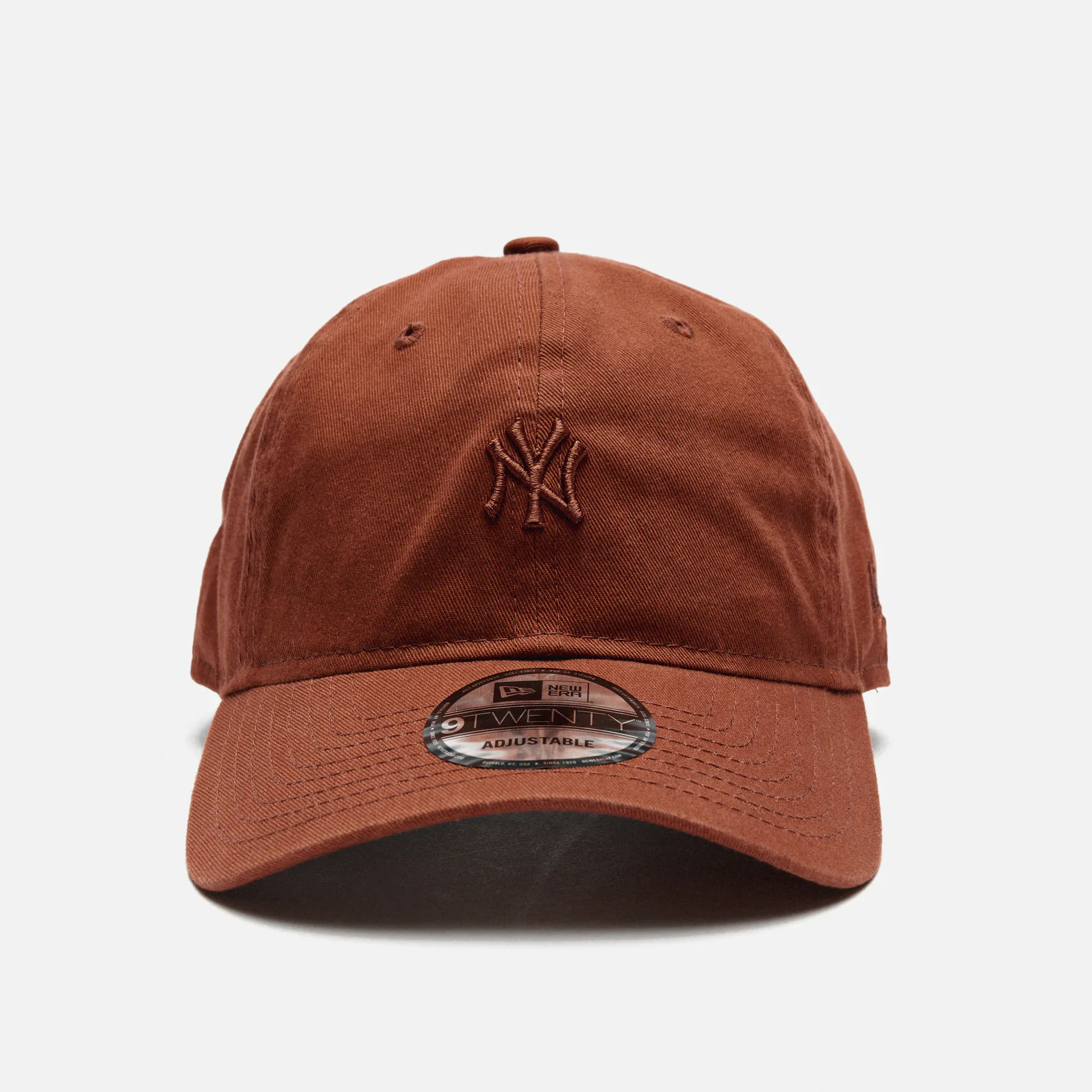 New Era Mini Logo 9Twenty NY Yankees Dad Cap Rust Orange