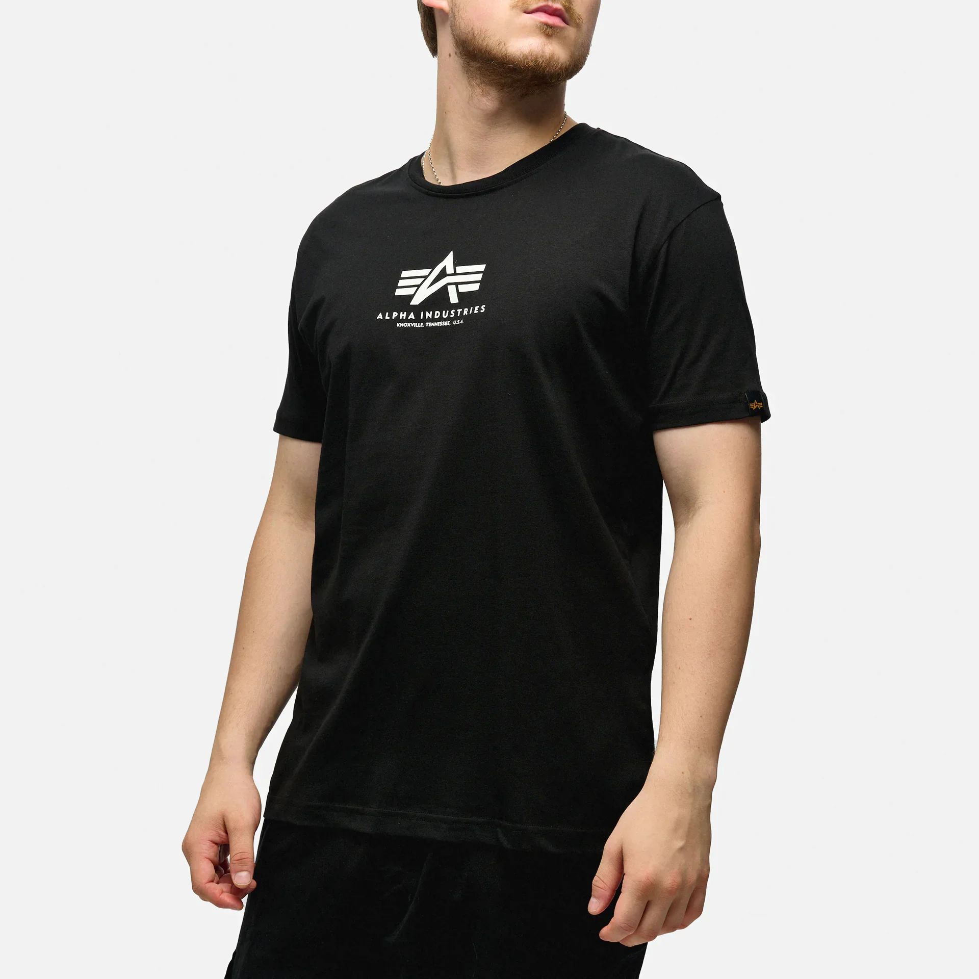Alpha Industries Basic ML T-Shirt Black