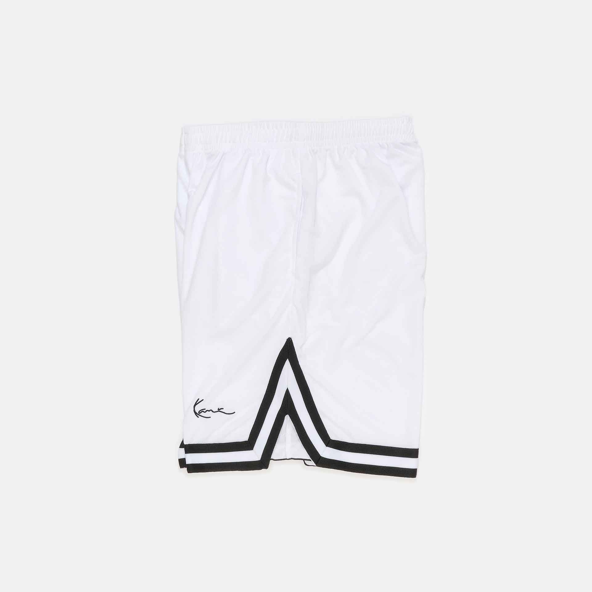 Karl Kani Signature Mesh Shorts White/Black