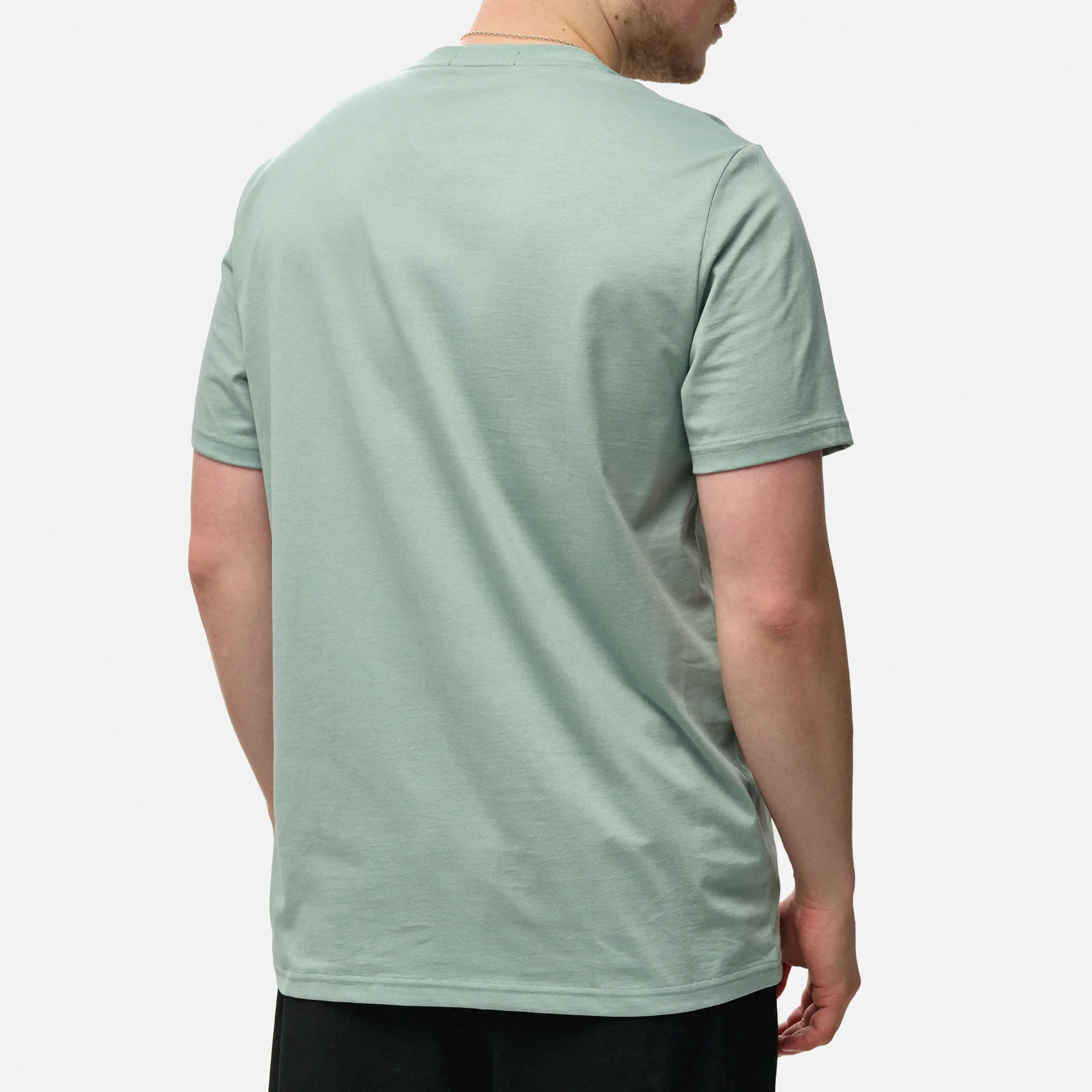 Fred Perry Embroidered T-Shirt Silver Grey