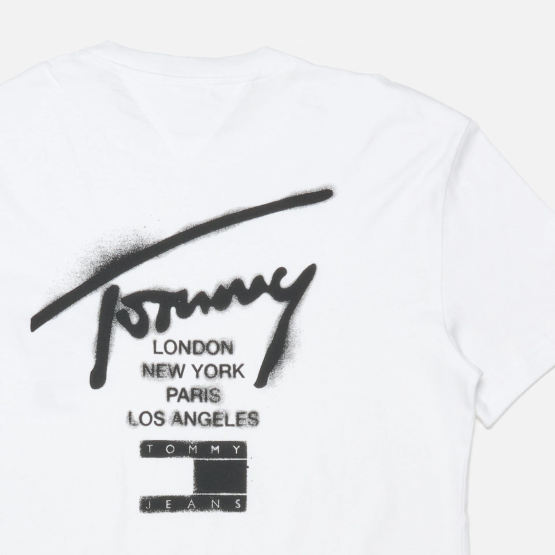 Tommy Jeans Classic Spray Signatur T-Shirt White