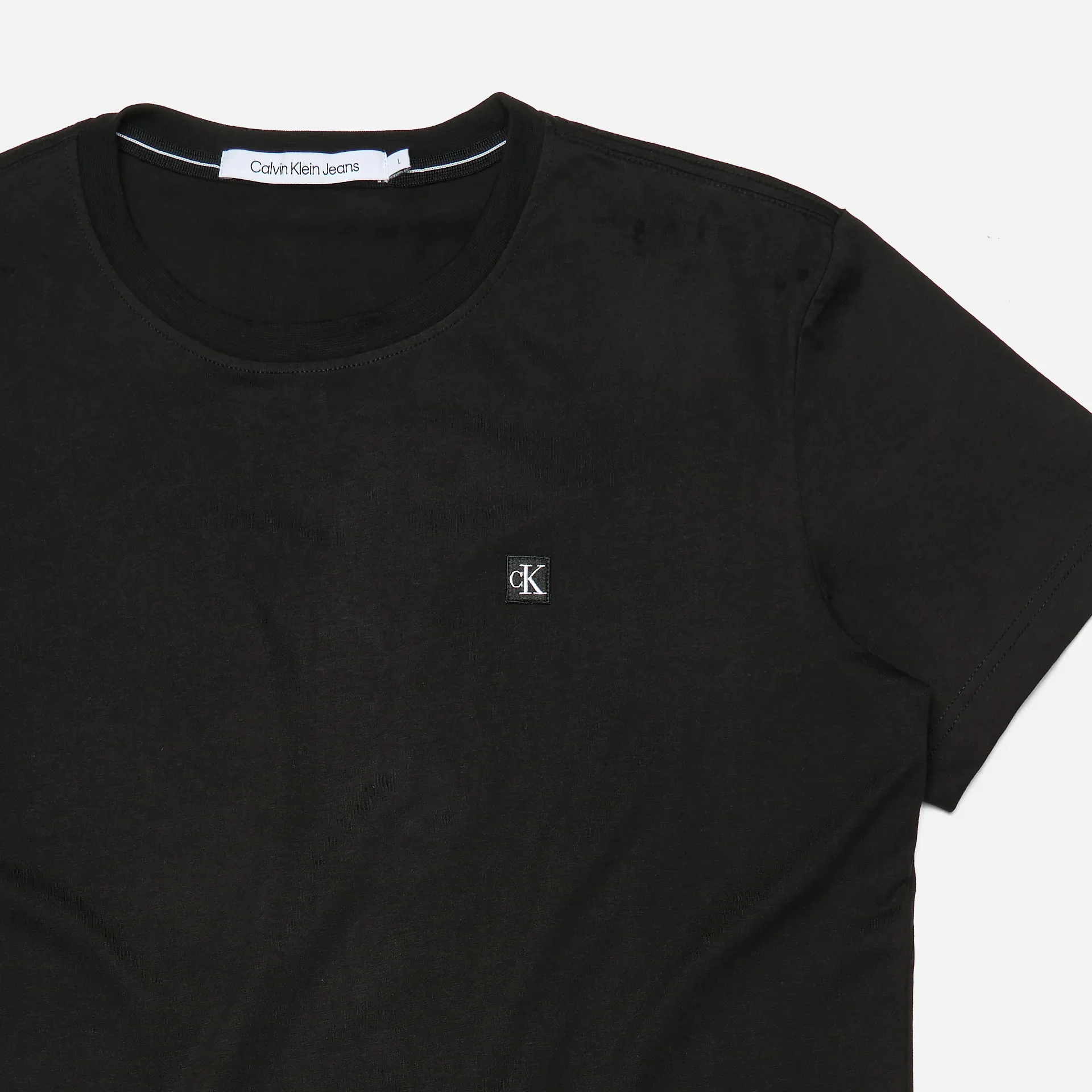 Calvin Klein Jeans CK Embro Badge T-Shirt CK Black