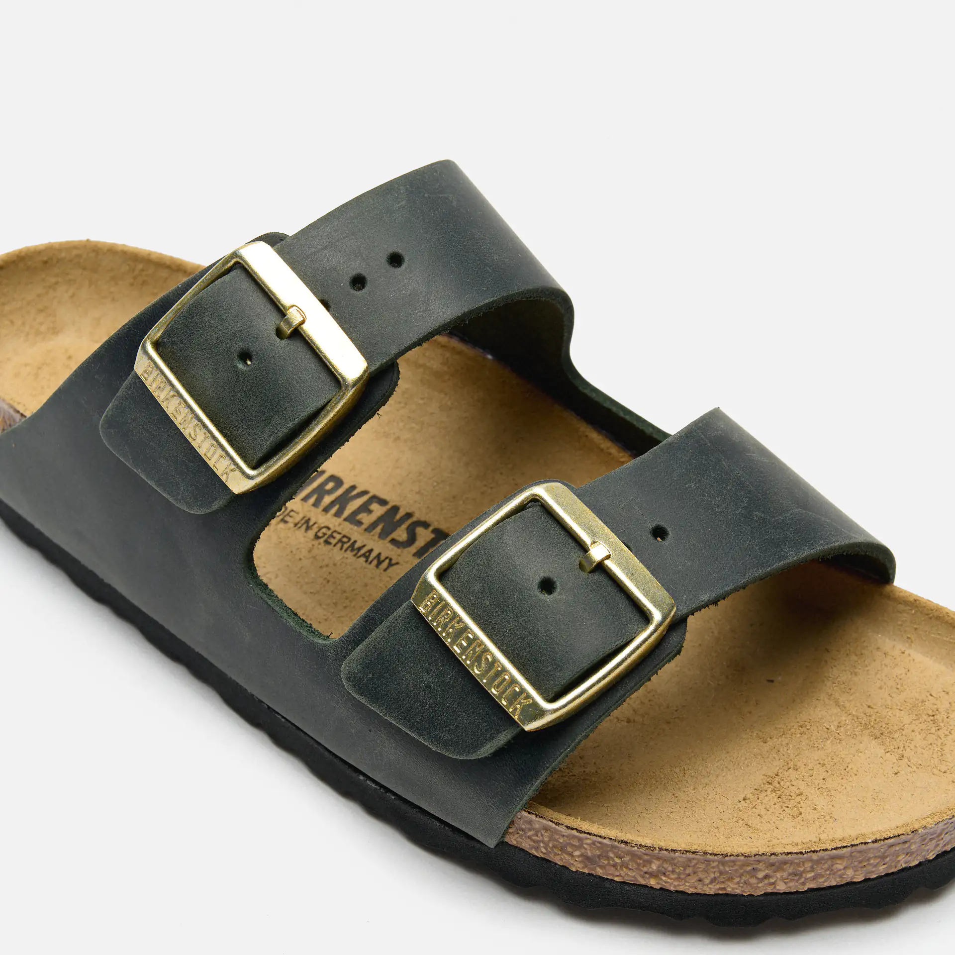 Birkenstock Arizona Oiled Leather Sandals Thyme