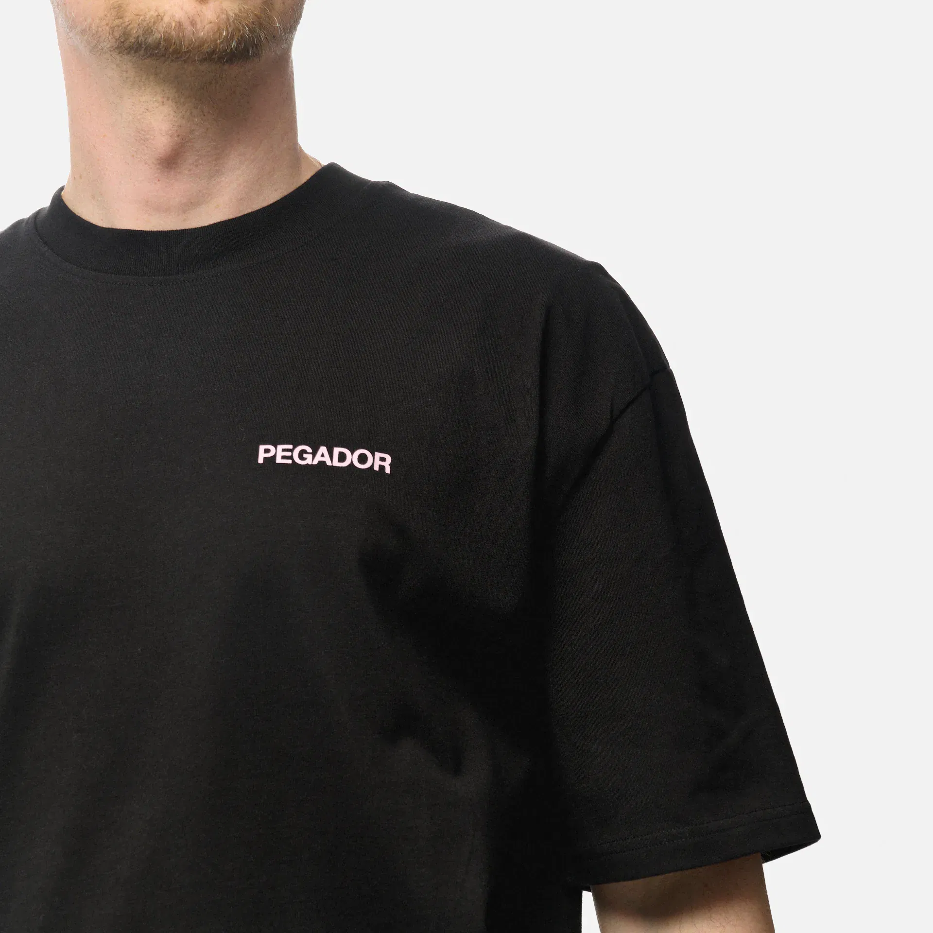 PEGADOR Aleso Oversized T-Shirt Washed Black