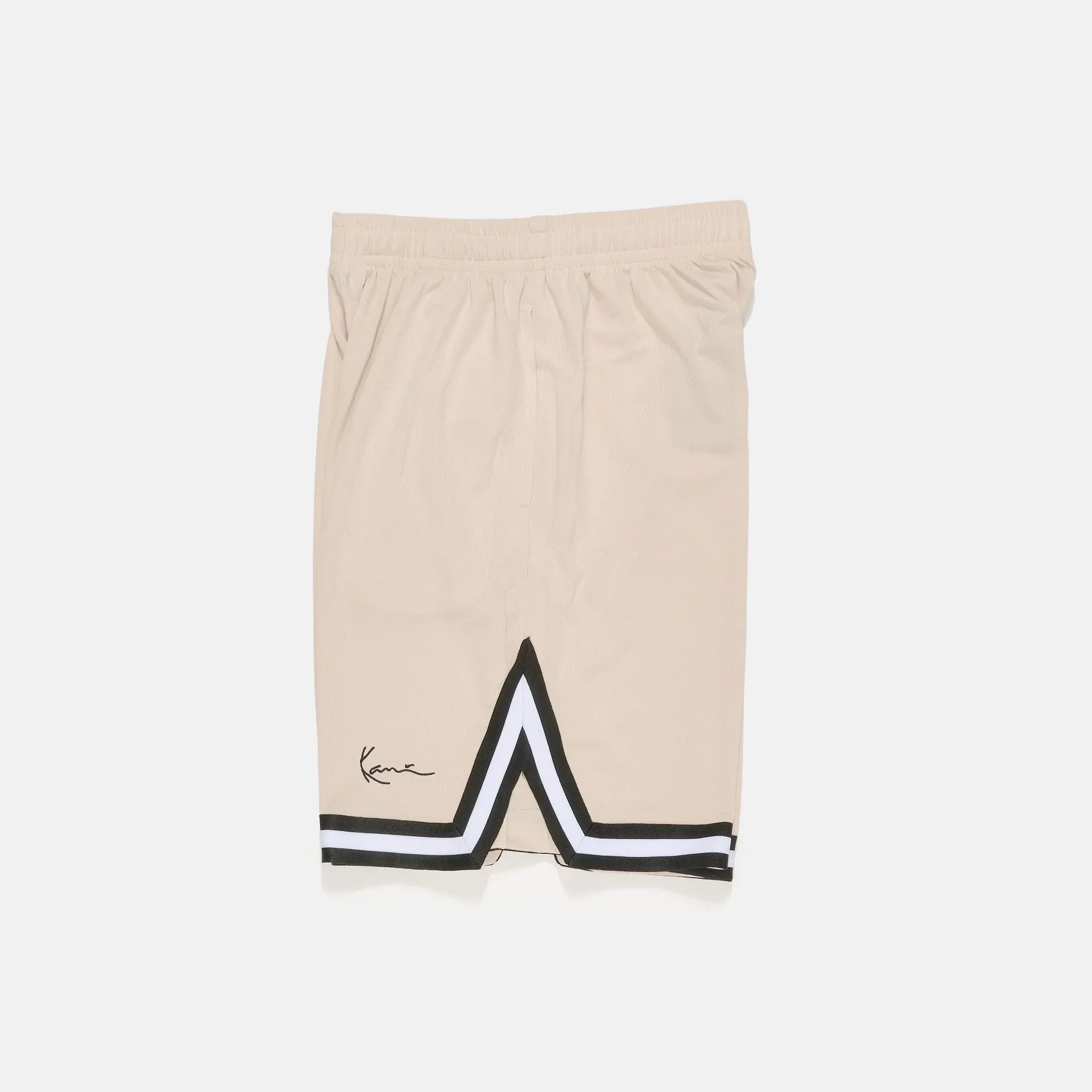 Karl Kani Small Signature Essential Mesh Shorts Light Sand