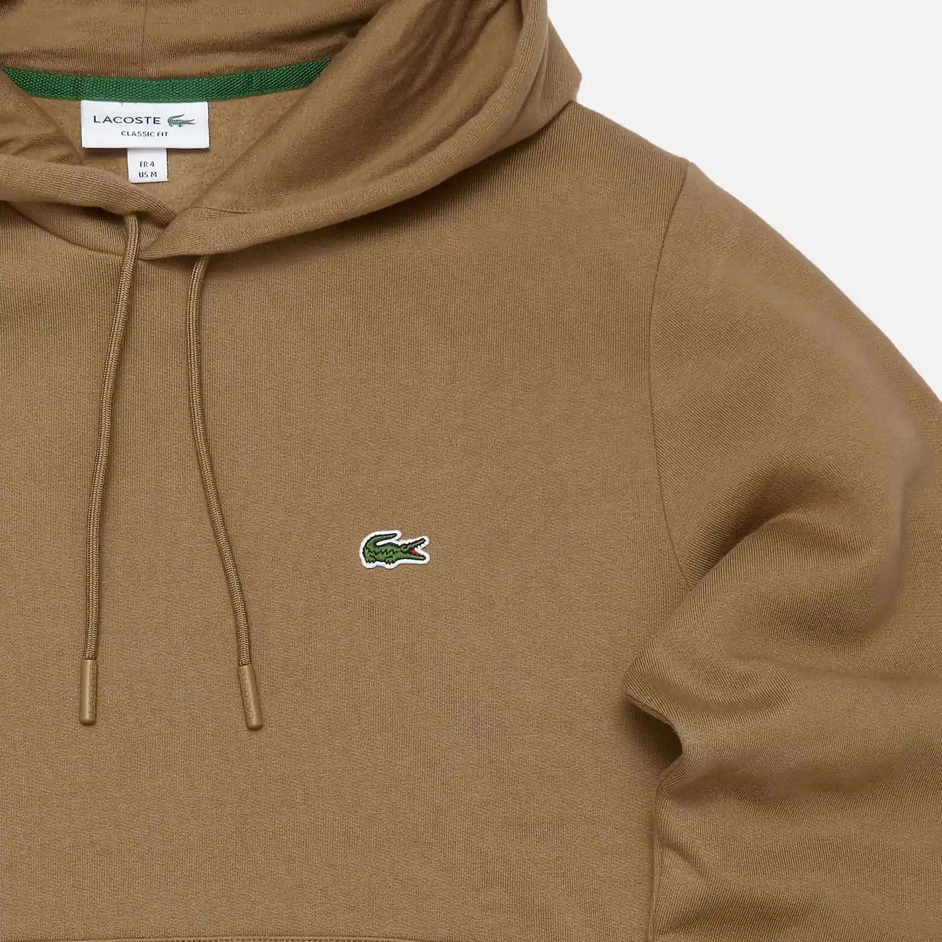 Lacoste Organic Cotton Hoodie Cookie