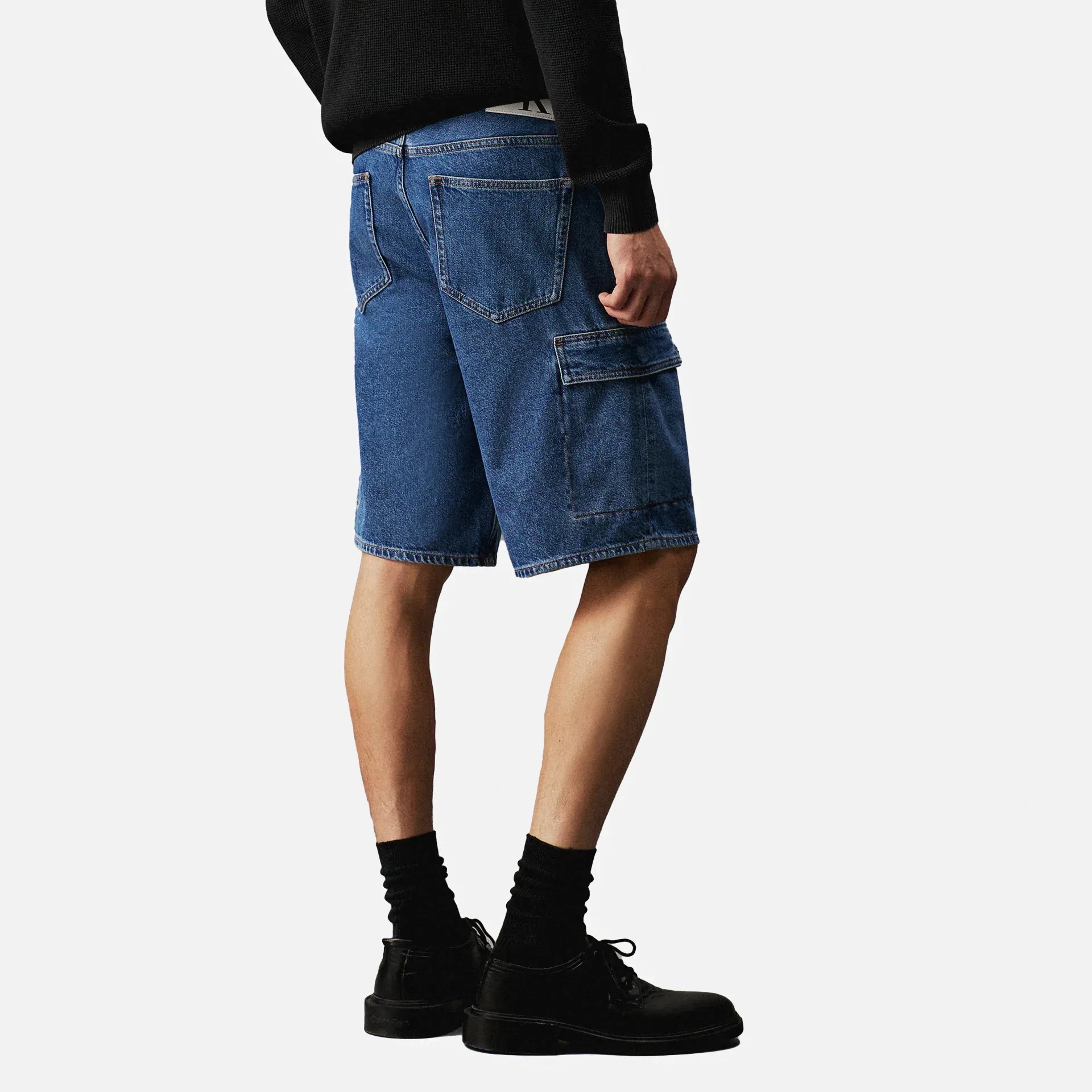Calvin Klein Jeans 90's Loose Shorts Cargo Denim Medium