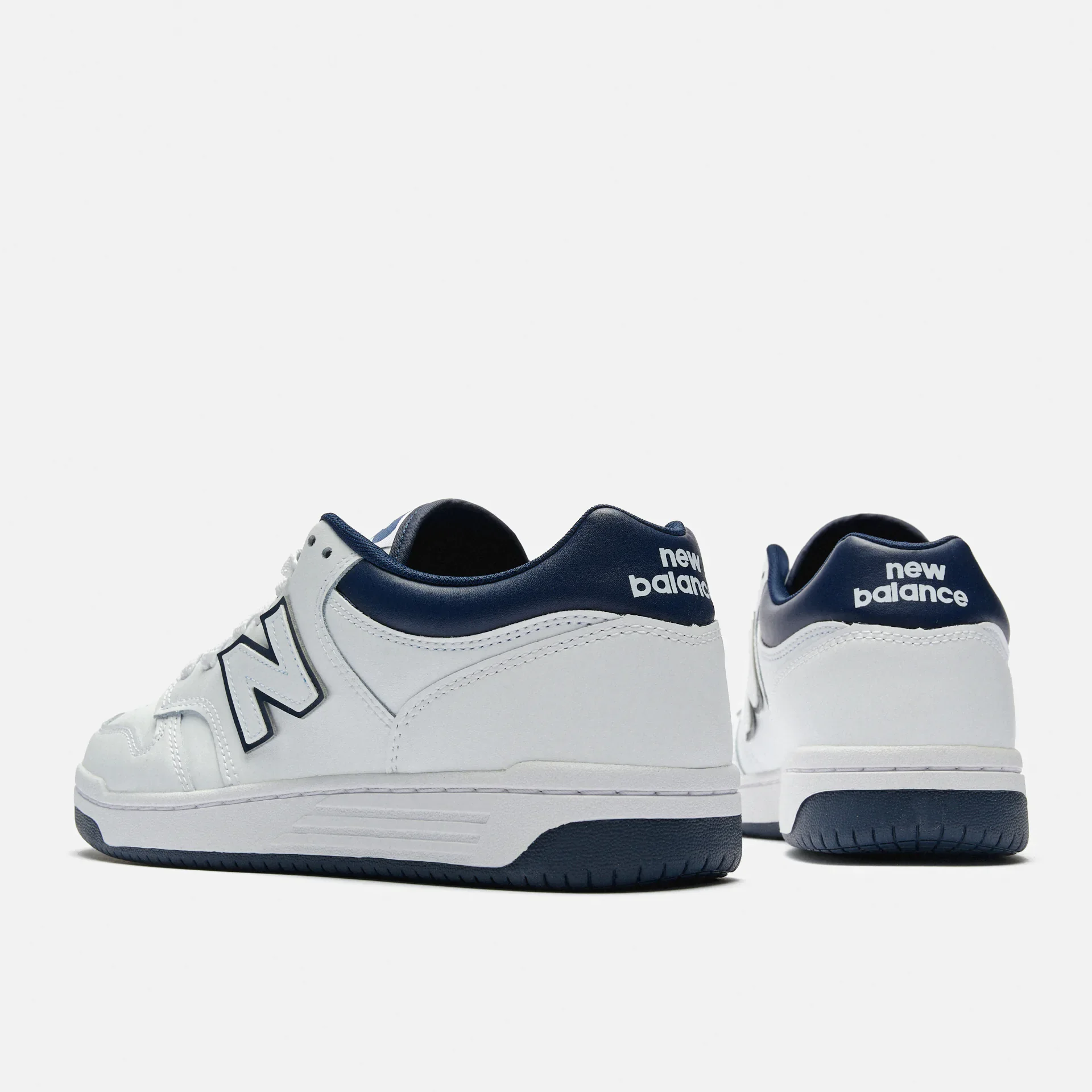 New Balance BB480 Court Sneaker White/Navy