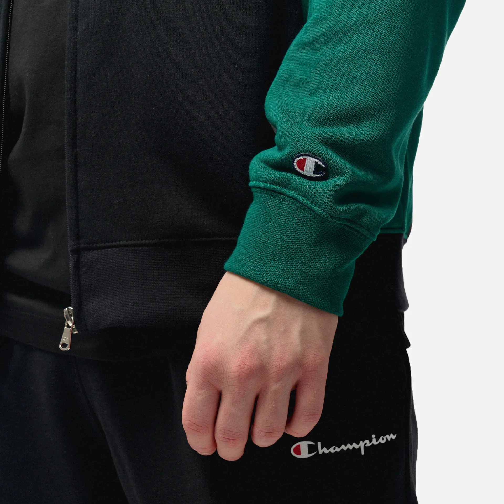 Champion Icons Full Zip Sweatsuit Retro Green
