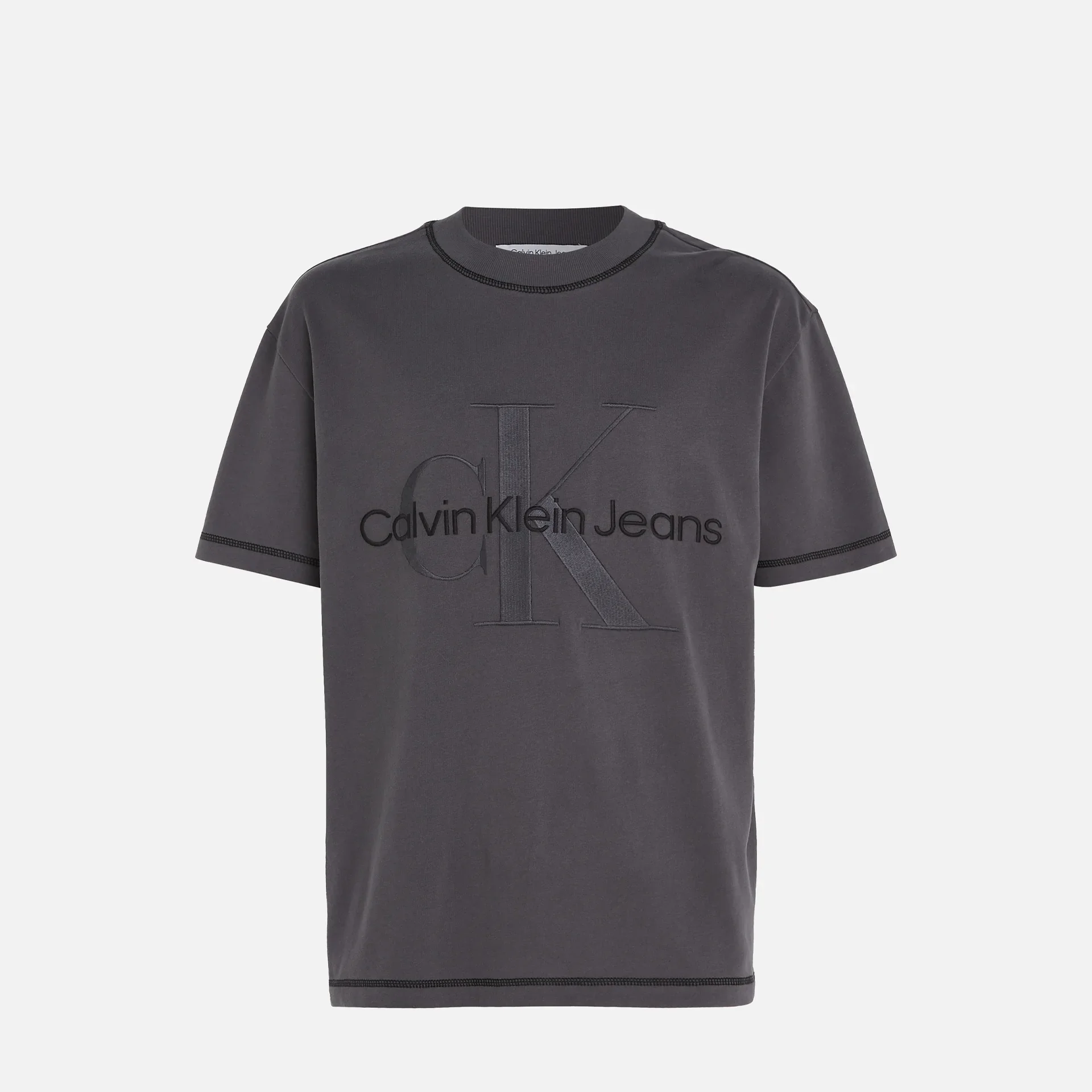 Calvin Klein Jeans Wash Monologo T-Shirt Washed Black