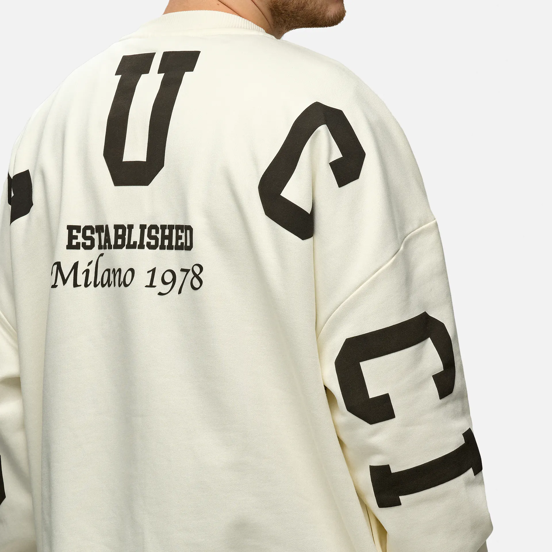 Carlo Colucci Oversize Sweatshirt Off White