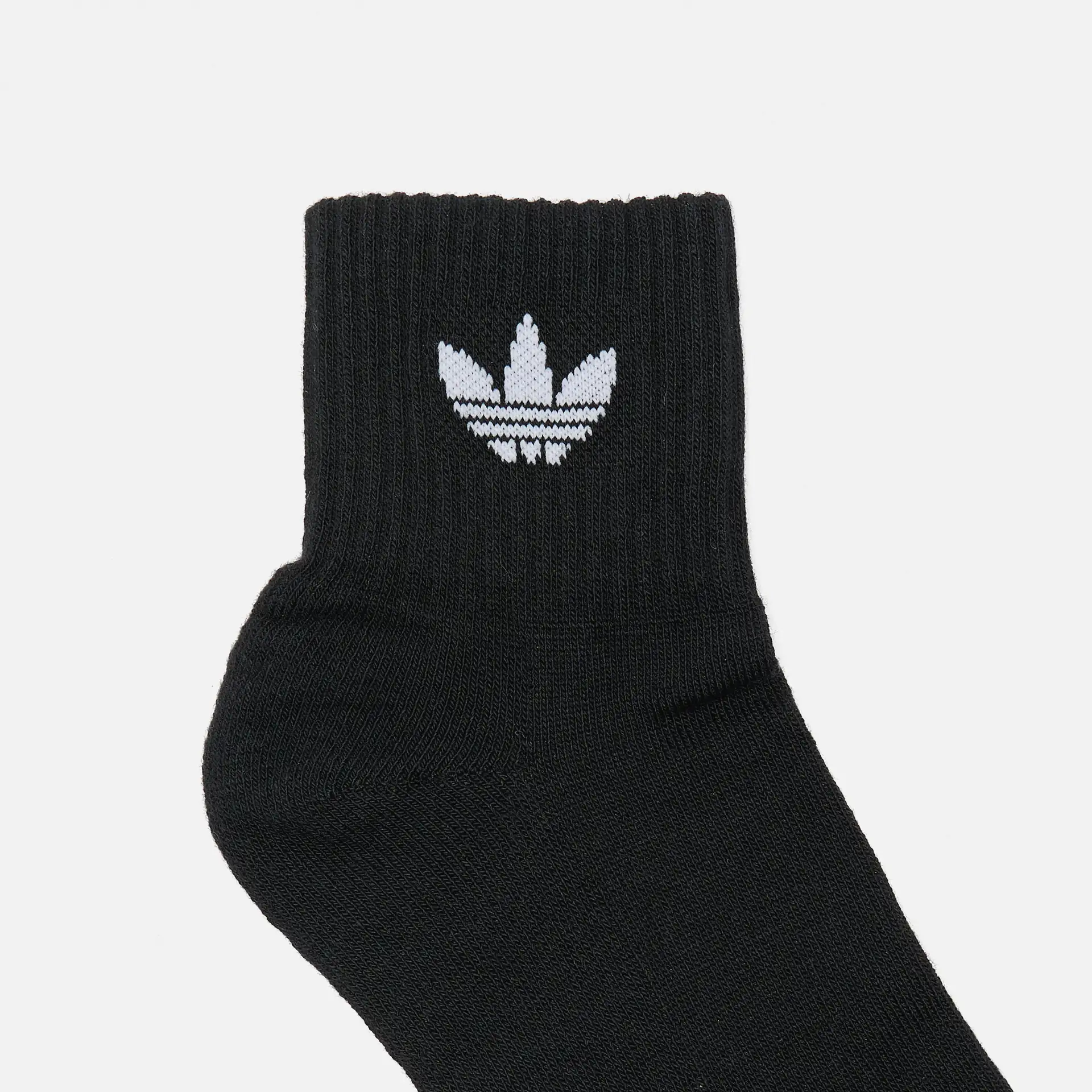 adidas Mid-Cut Crew Socks Black