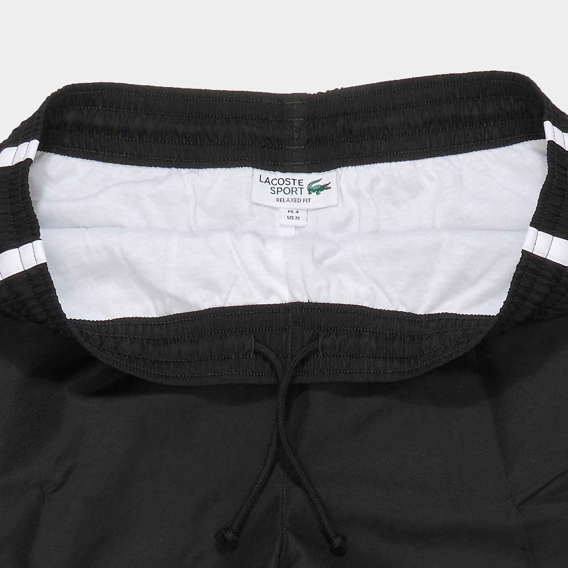 Lacoste Color Block Shorts Black/Corrida/White