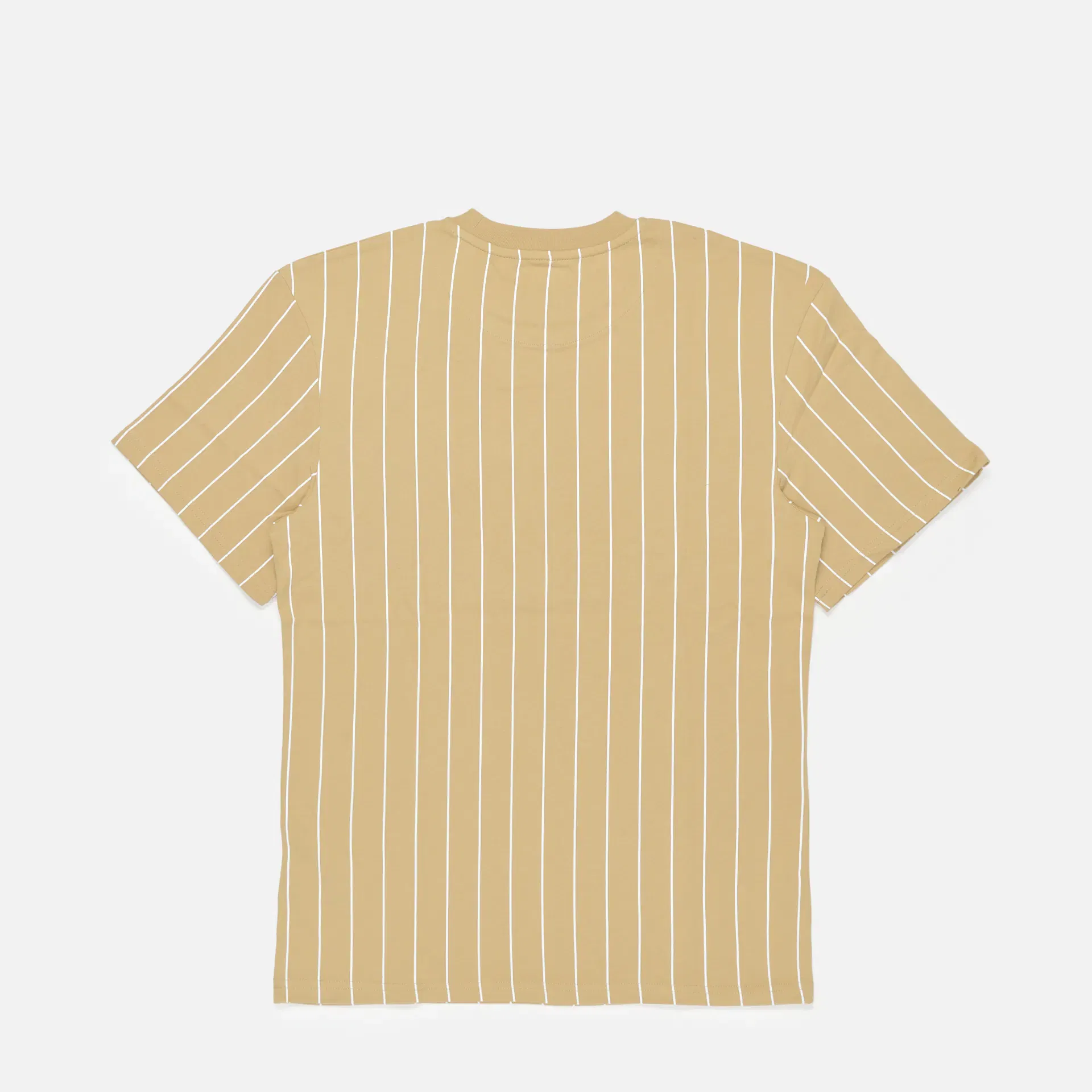 Karl Kani Small Signature Pinstripe T-Shirt Sand/White