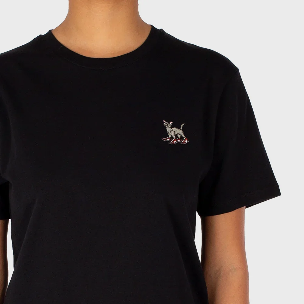 Iriedaily Sneaker Cat T-Shirt Black