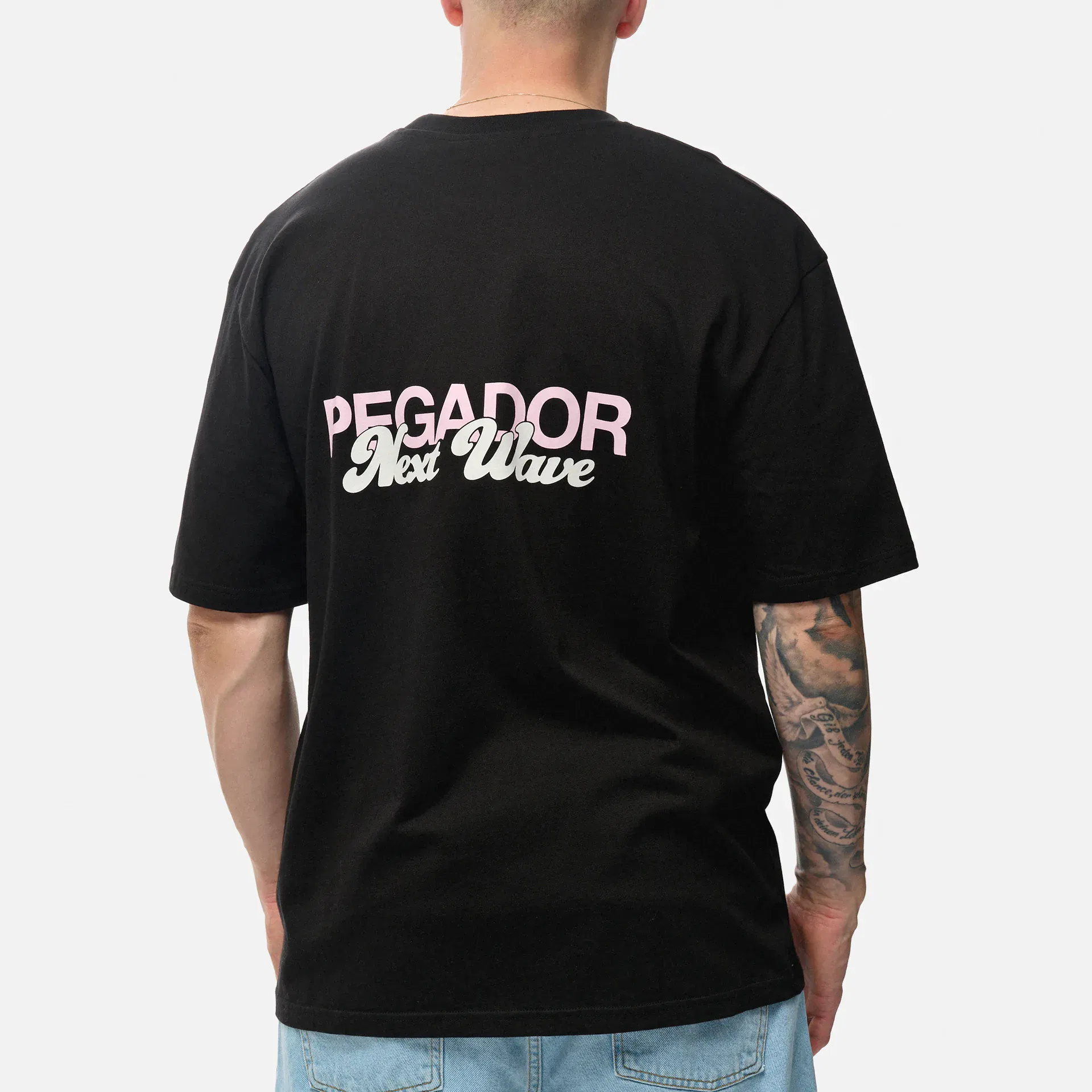 PEGADOR Aleso Oversized T-Shirt Washed Black