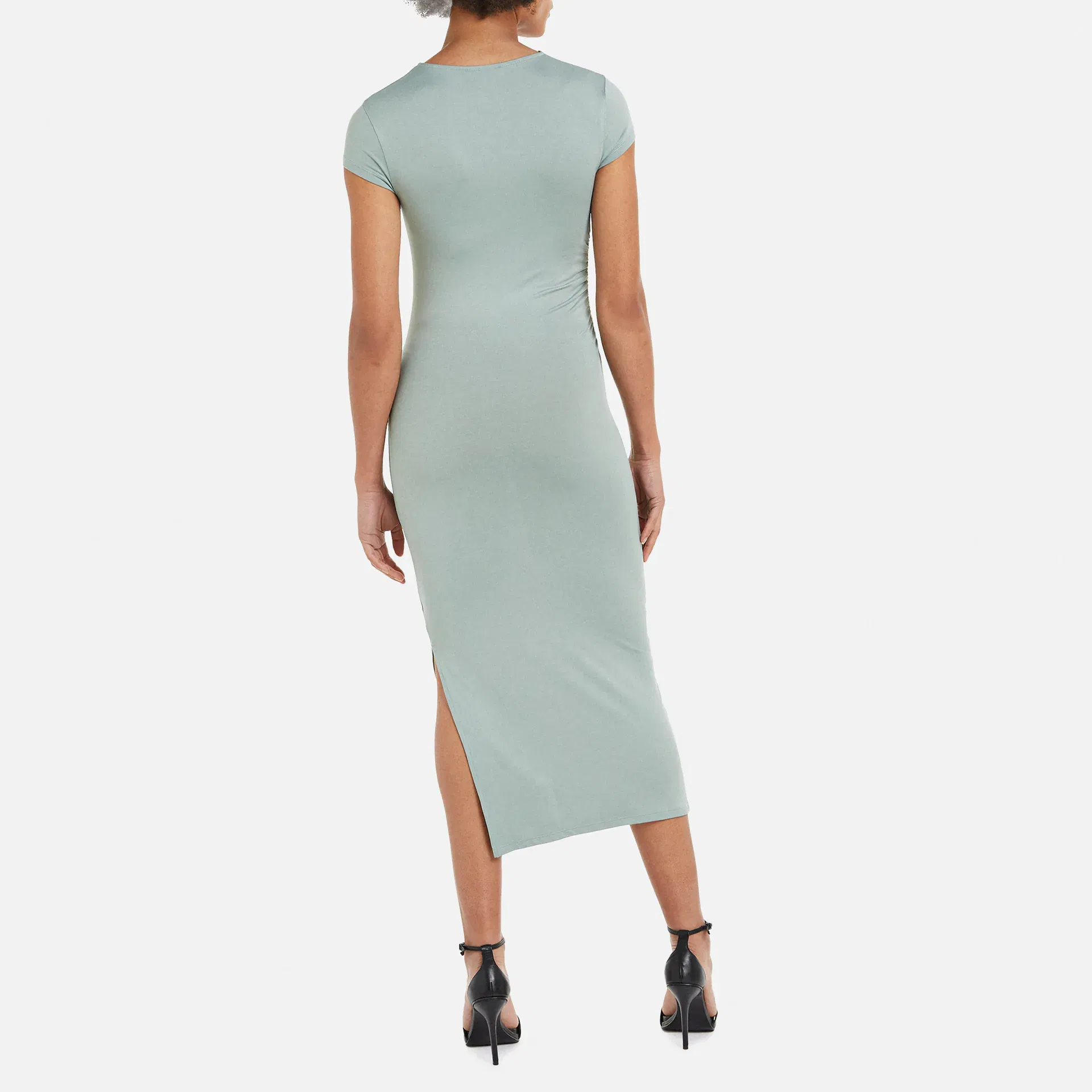 Calvin Klein Jeans Modal Detail Dress Grey