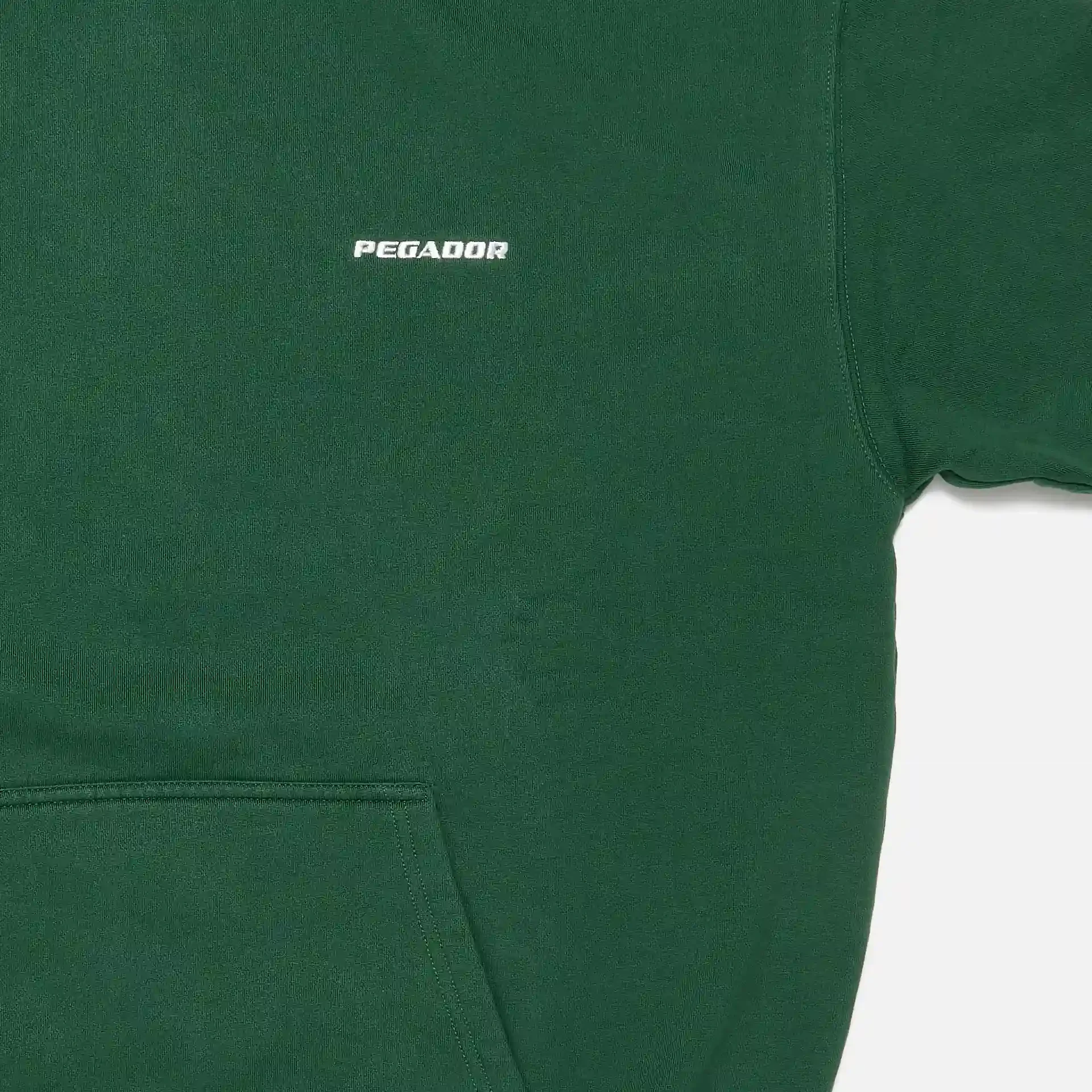 PEGADOR Logo Oversized Hoodie Vintage Washed British Green