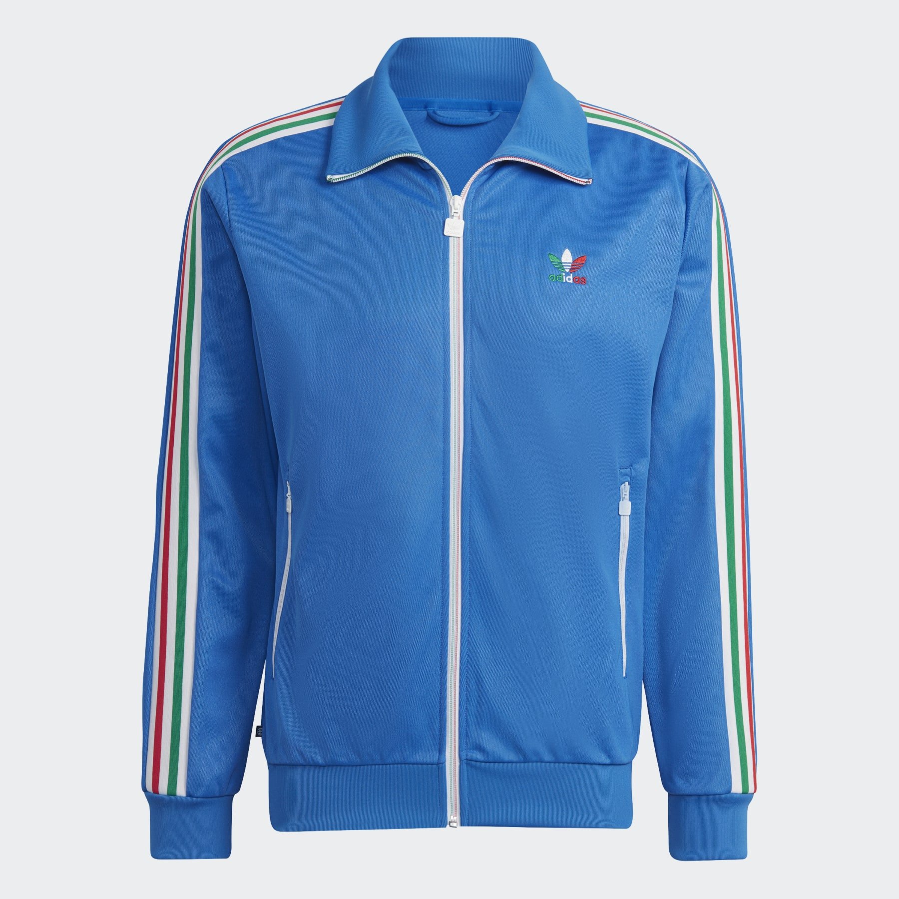 adidas Beckenbauer Nations Track Jacket Bright Royal/White/Red/Green