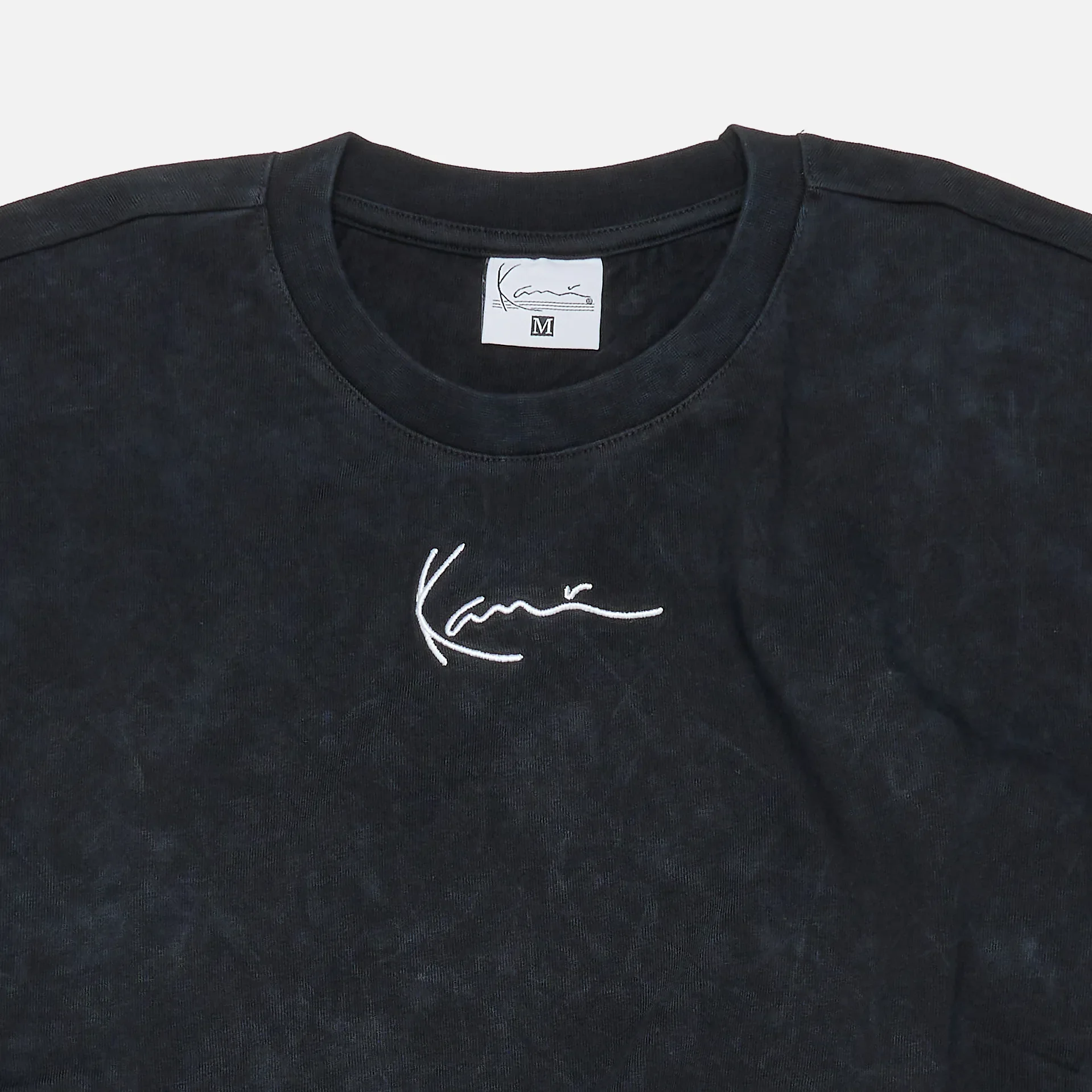 Karl Kani Small Signature Washed Heavy Jersey Wolf Tee Black
