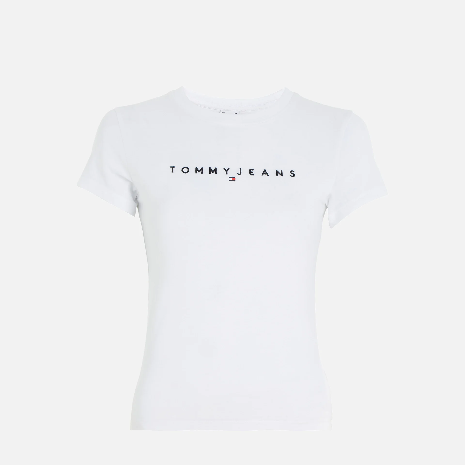 Tommy Jeans Slim Linear T-Shirt White