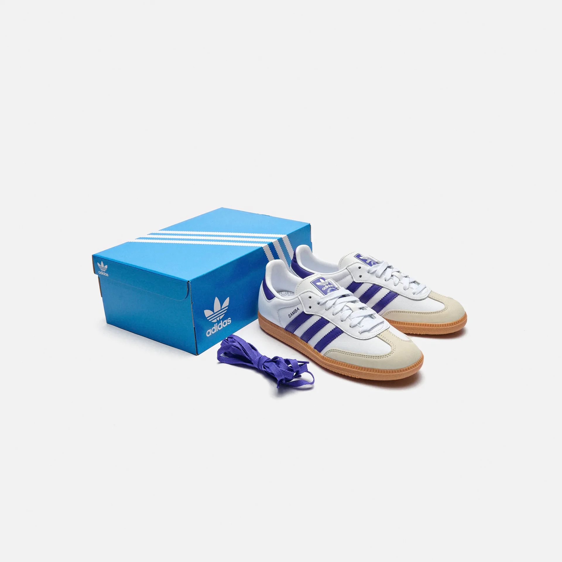 adidas Originals Samba Sneaker OG Footwear White/Energy Ink/Off White