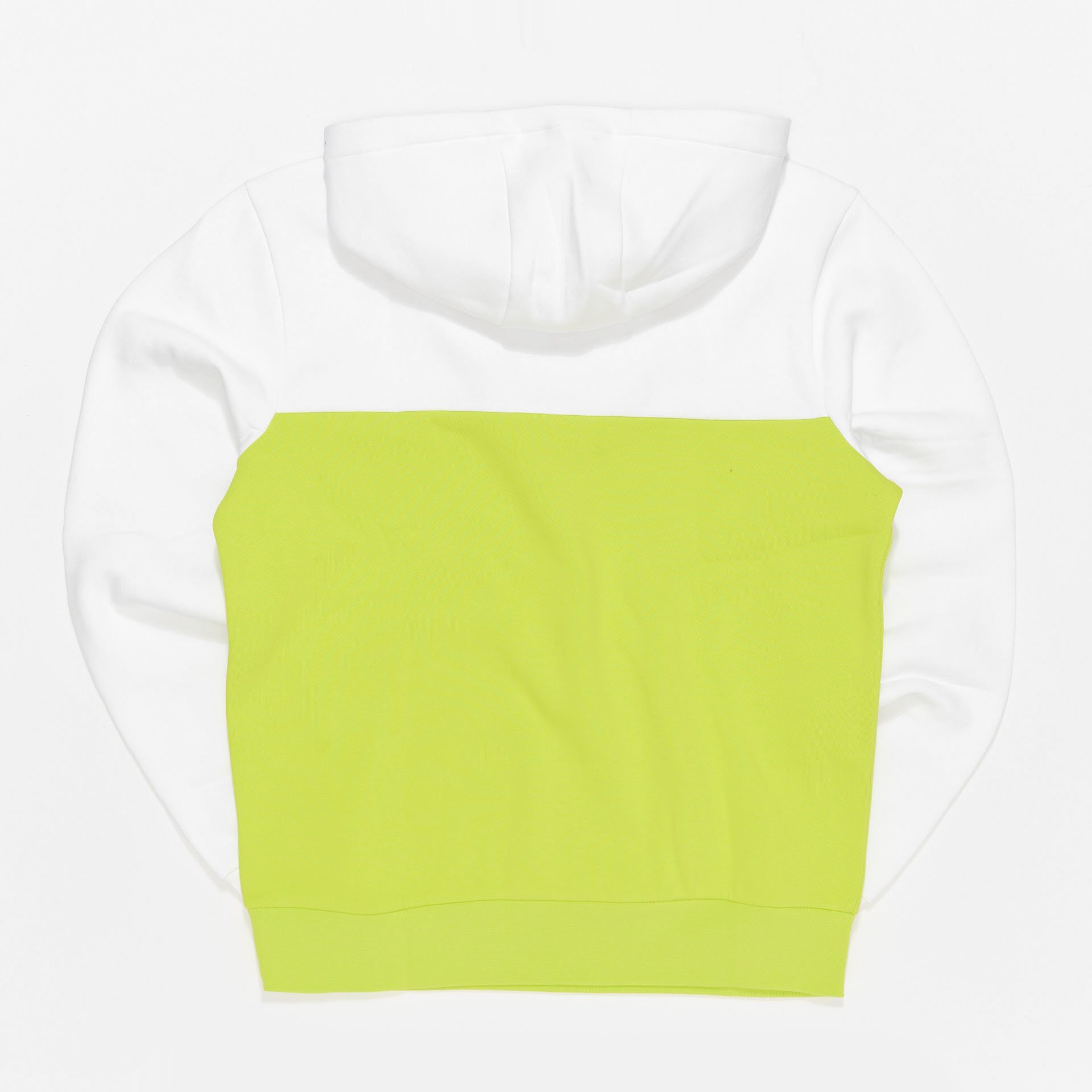 Lacoste Color Block Hoody White/Lime