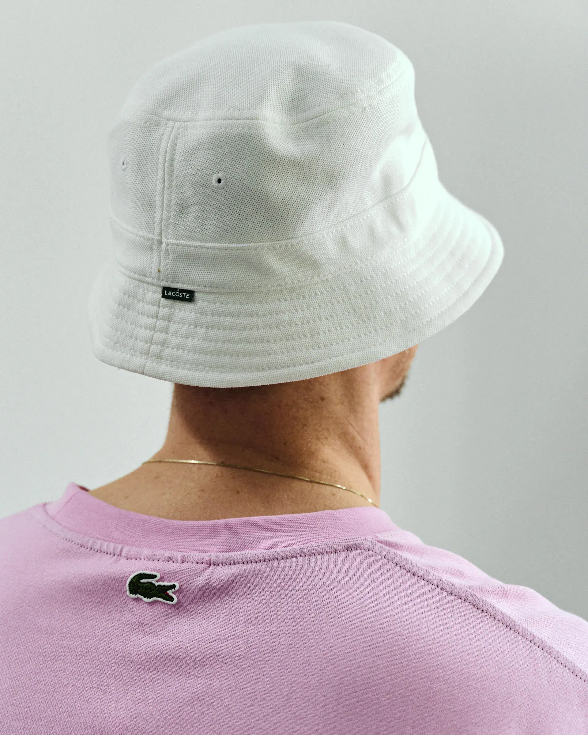 Lacoste Bucket Hat White